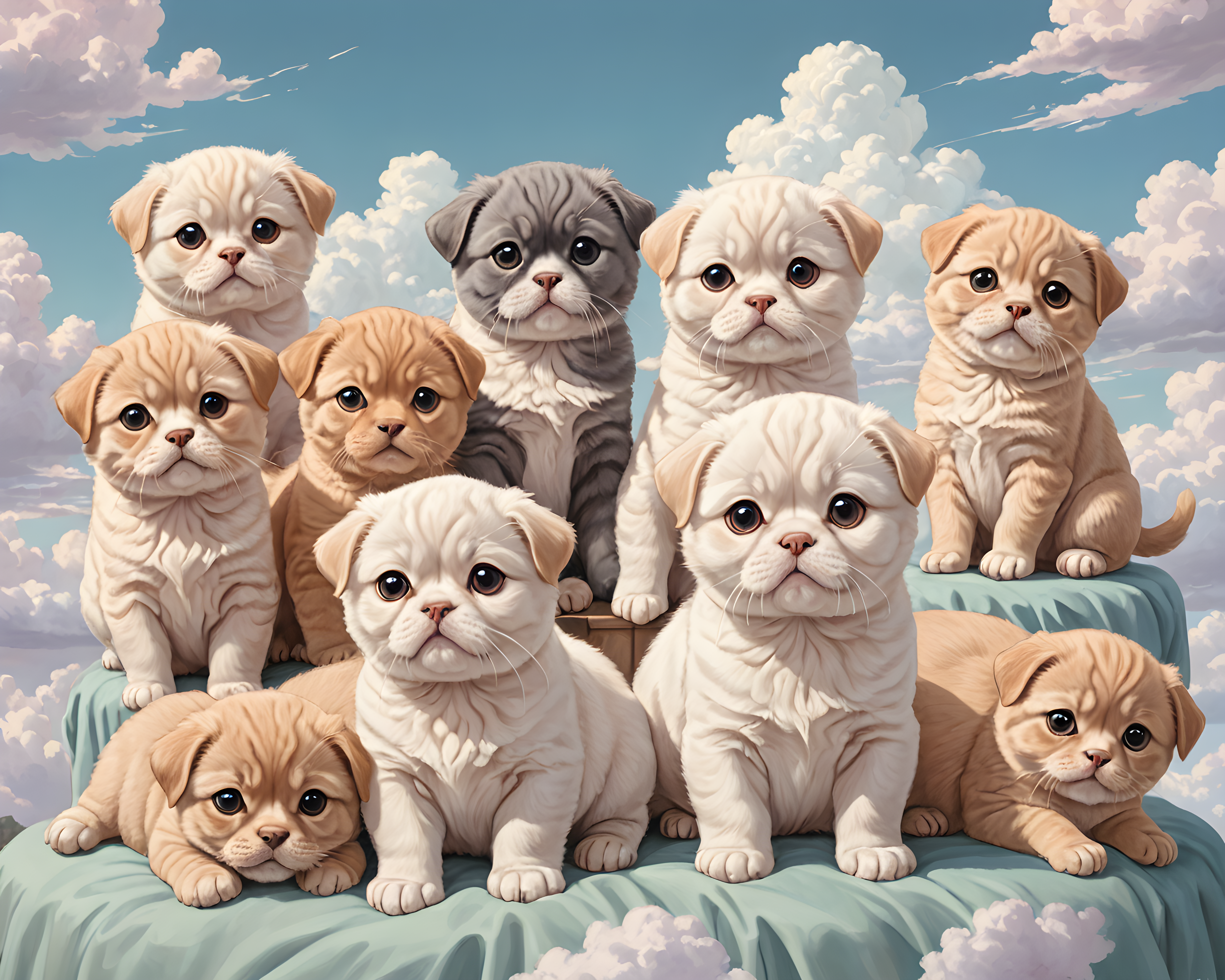 Scottish Fold — Nursery (Funny)