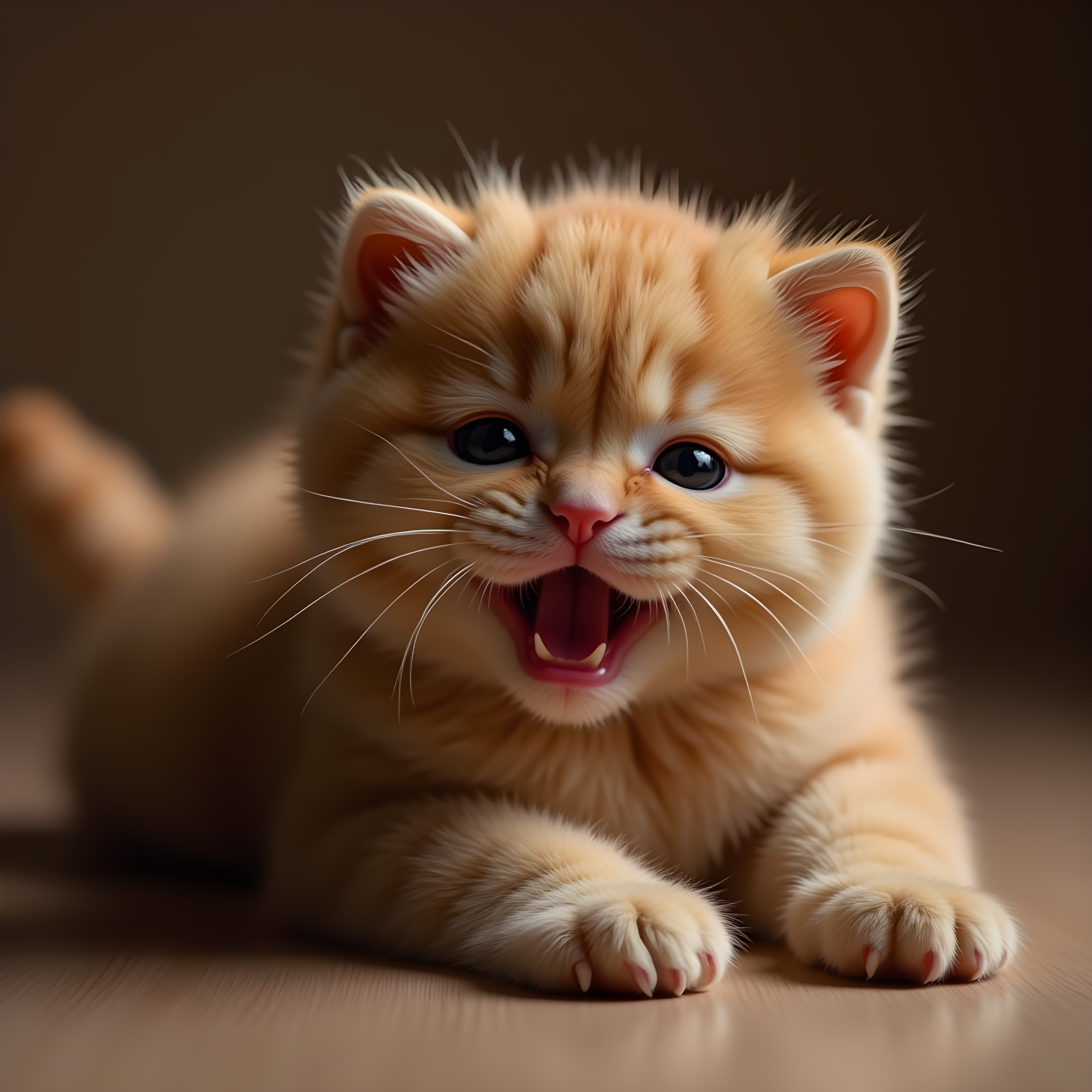 Scottish Fold — Realistic (Happy)