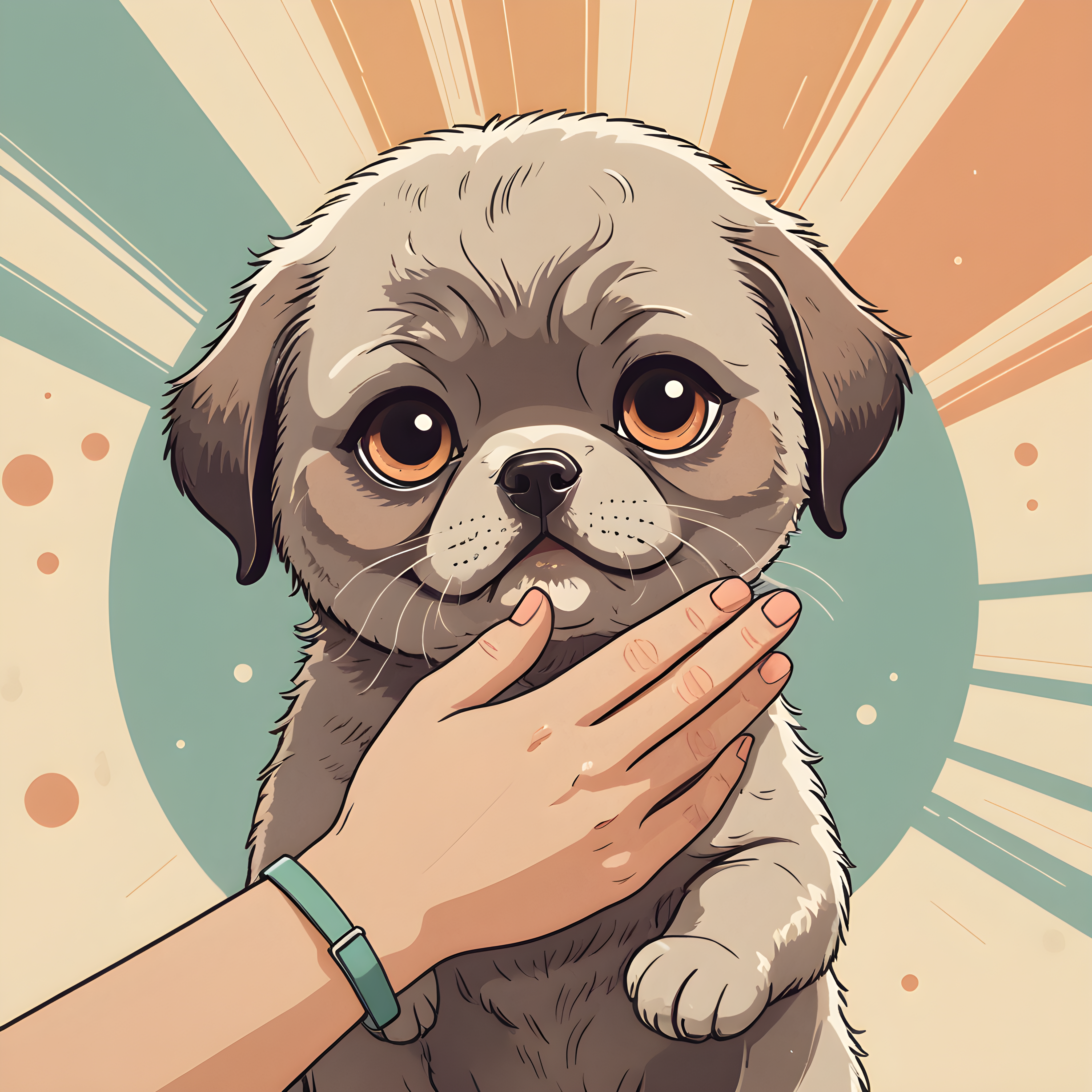 Scottish Fold — Retro (Cute)
