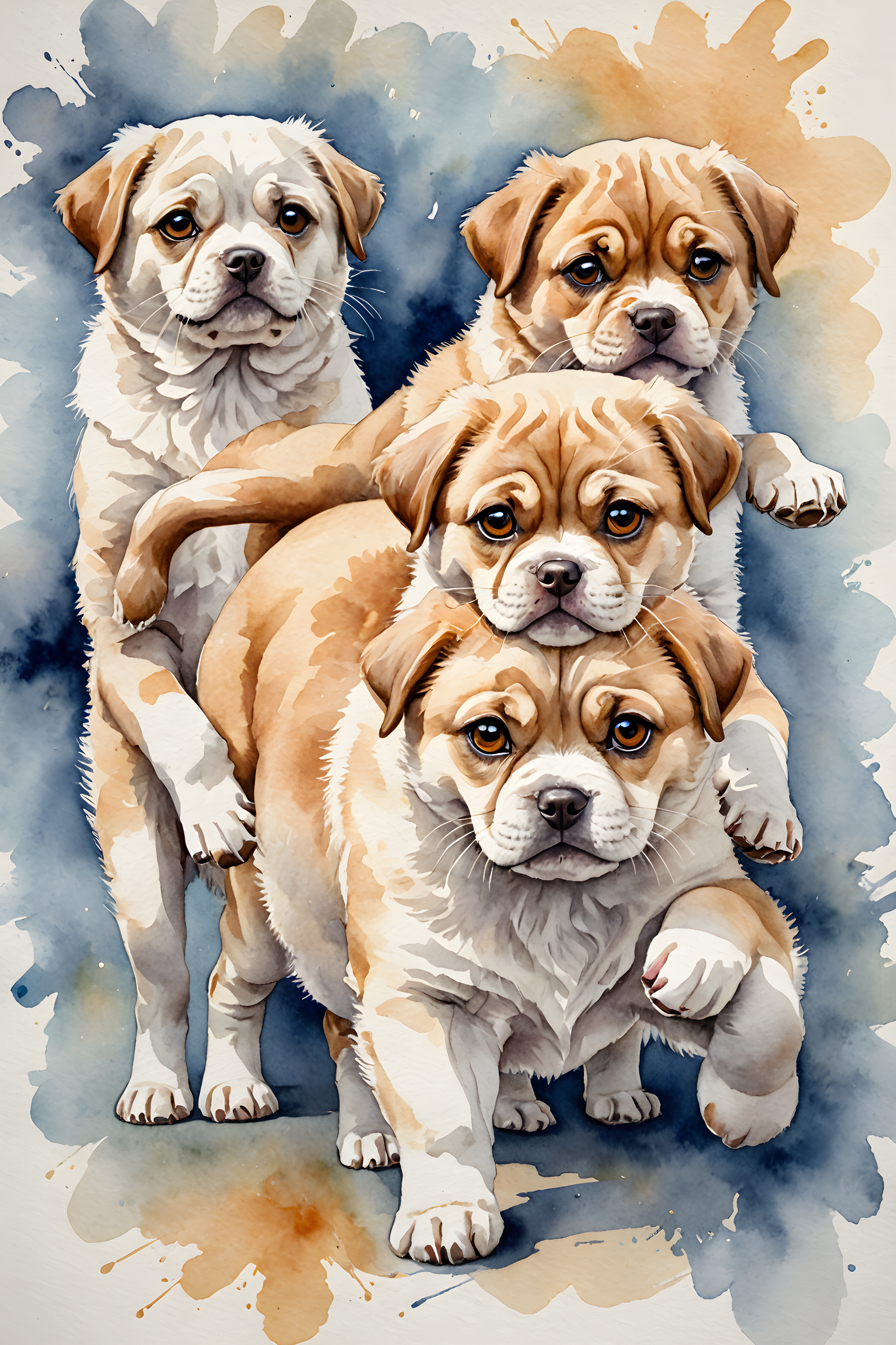 Scottish Fold — Watercolor (Energetic)