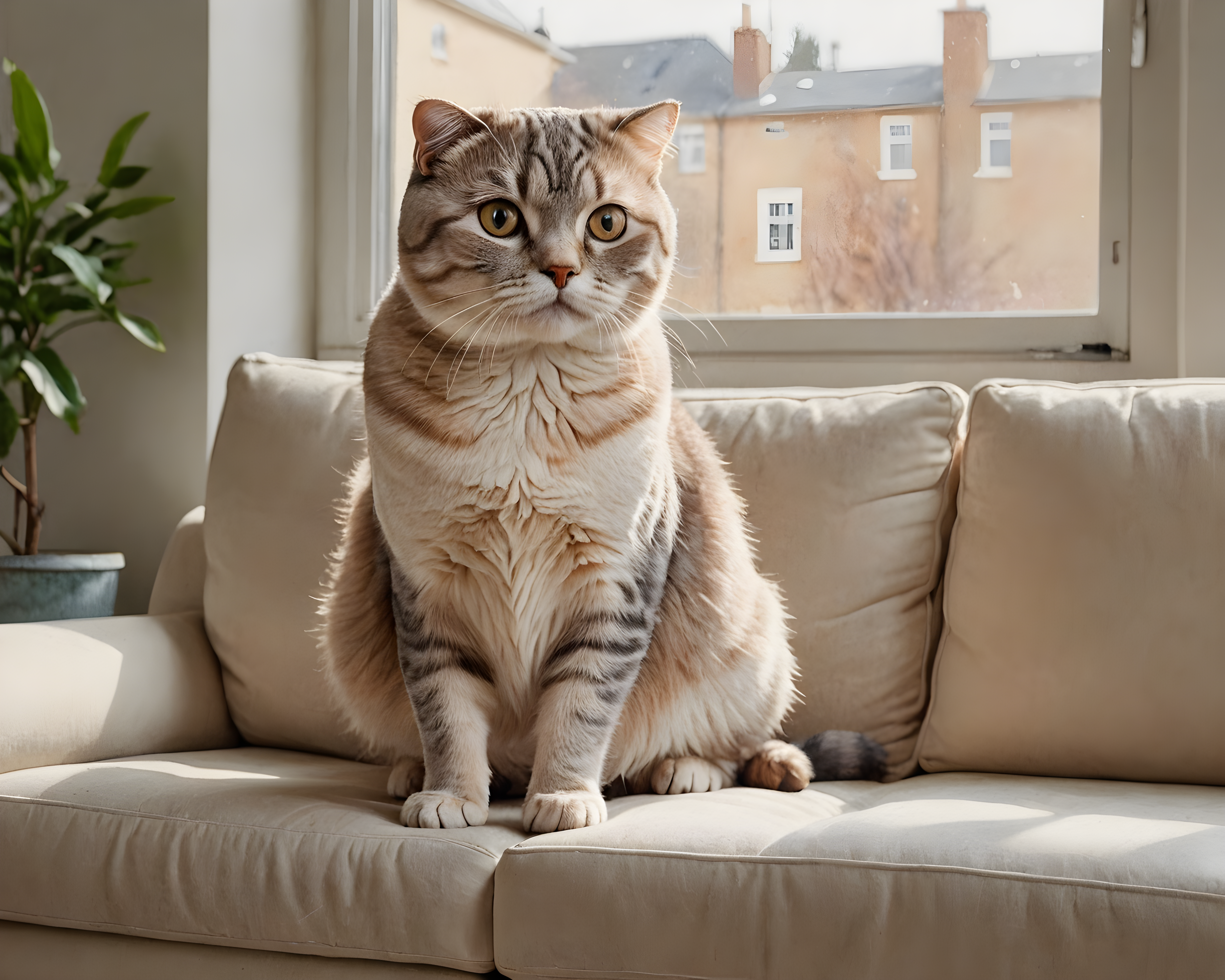 Scottish Fold — Watercolor (Lifestyle)