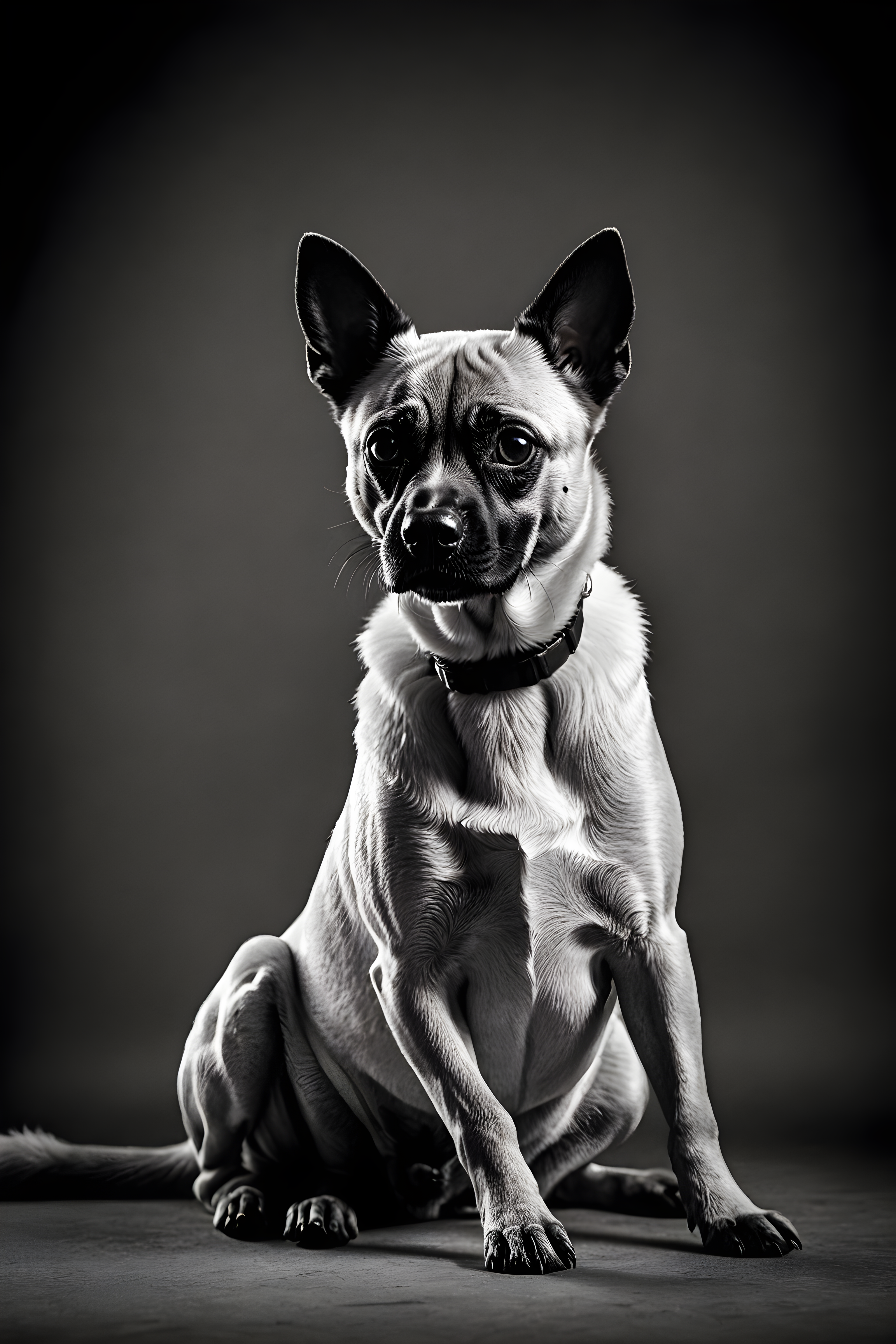 Siamese — Black & White (Motivational)
