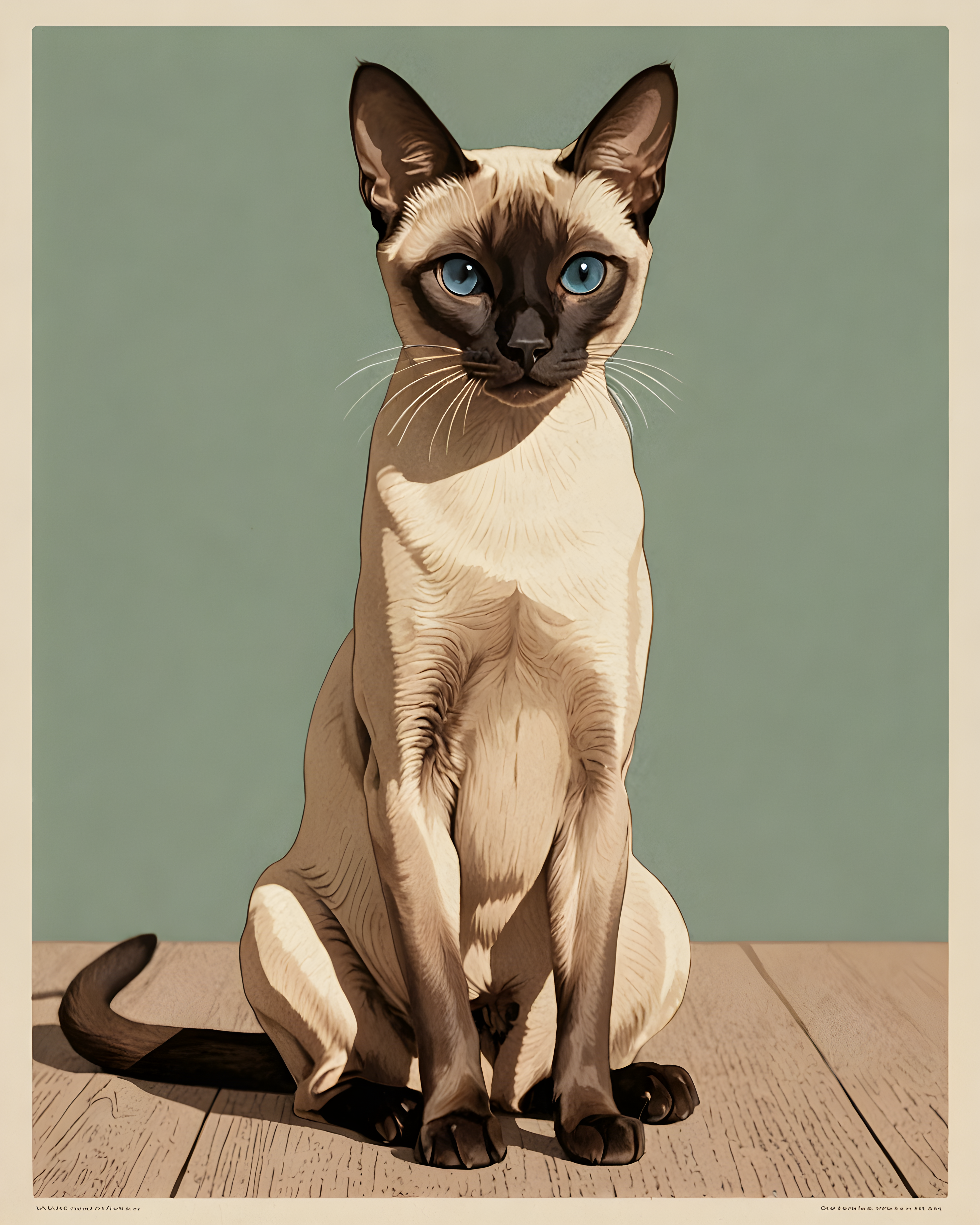 Siamese — Retro (Aesthetic)