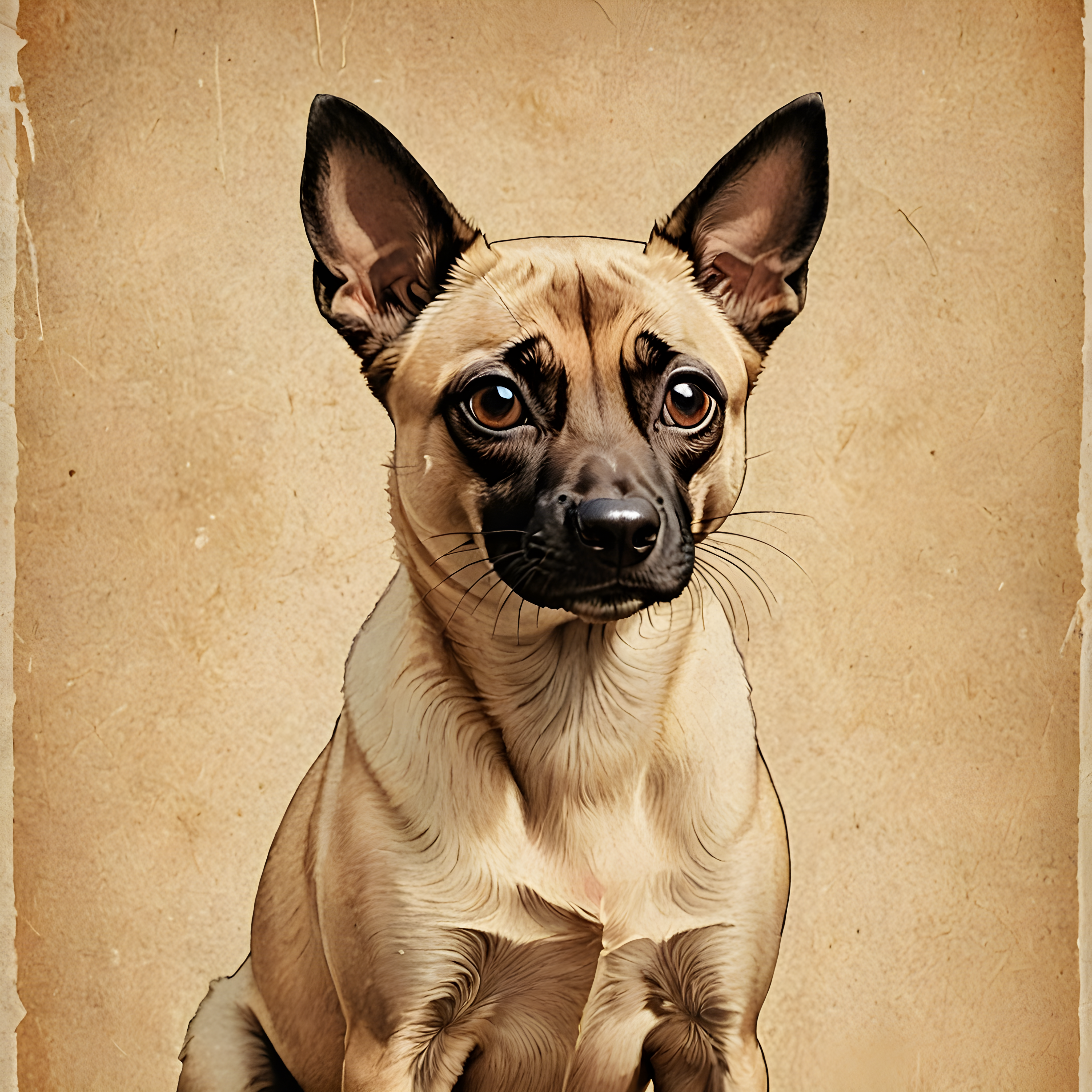 Siamese — Vintage Poster (Emotional)