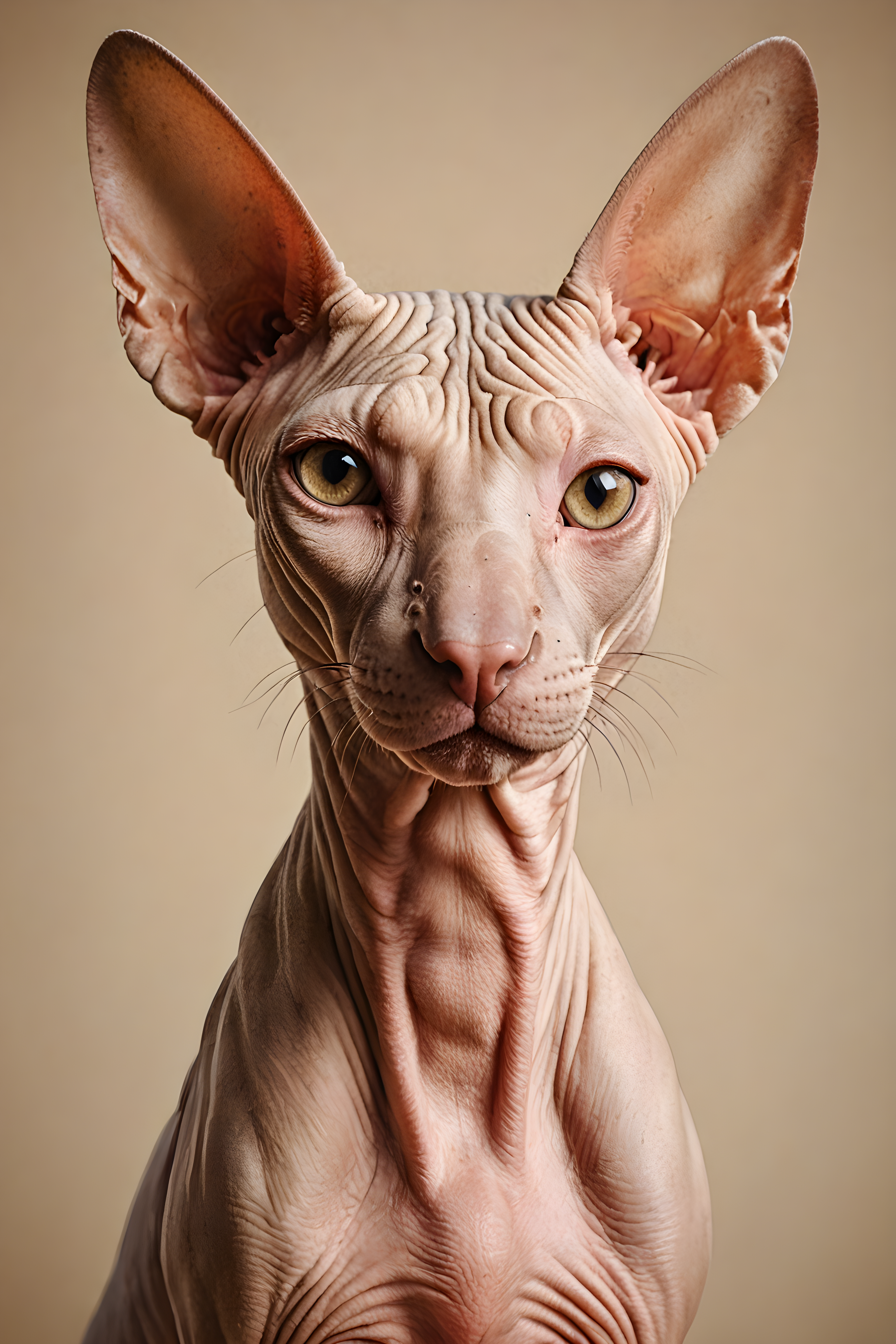 Sphynx — Line Art (Romantic)