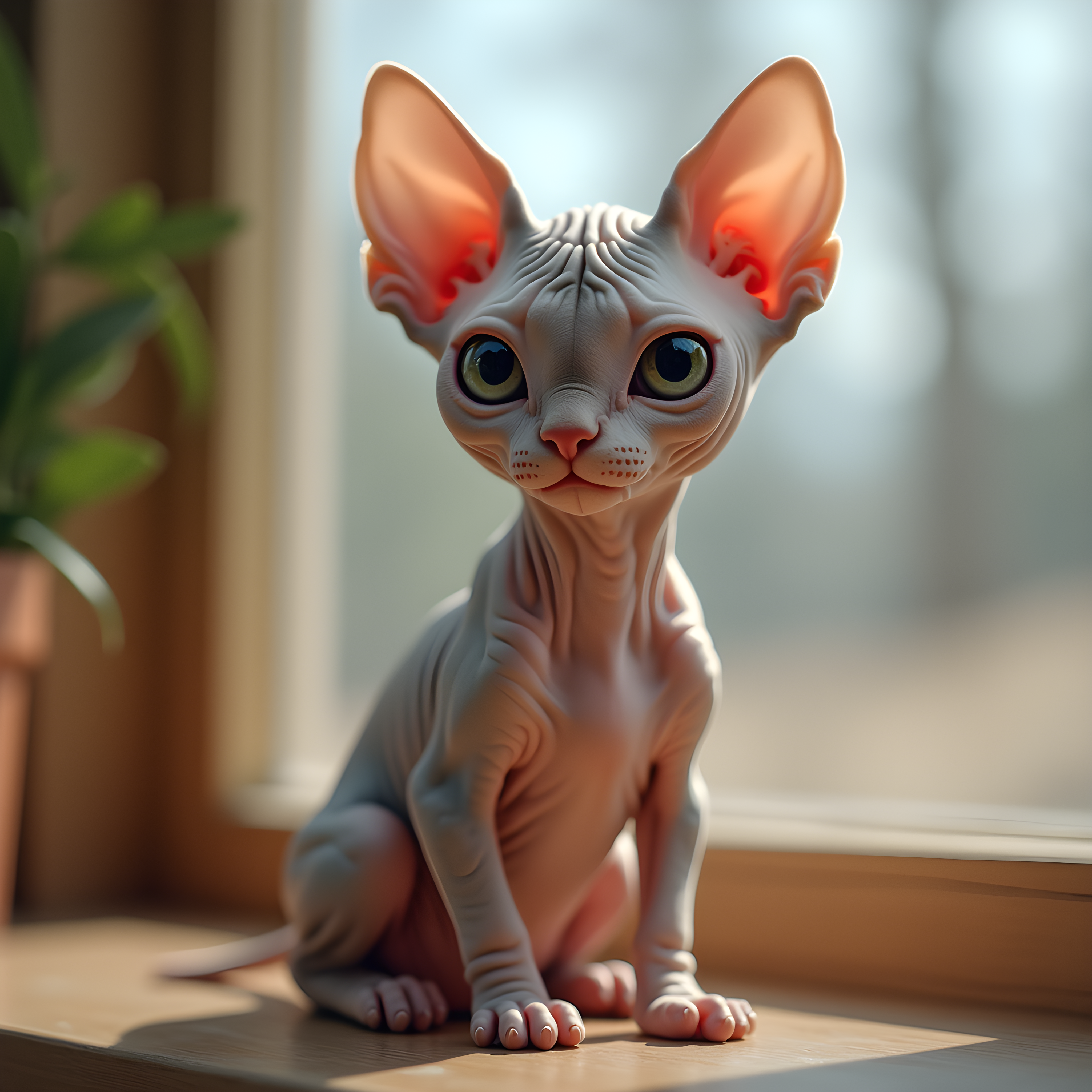 Sphynx — Realistic (Cute)