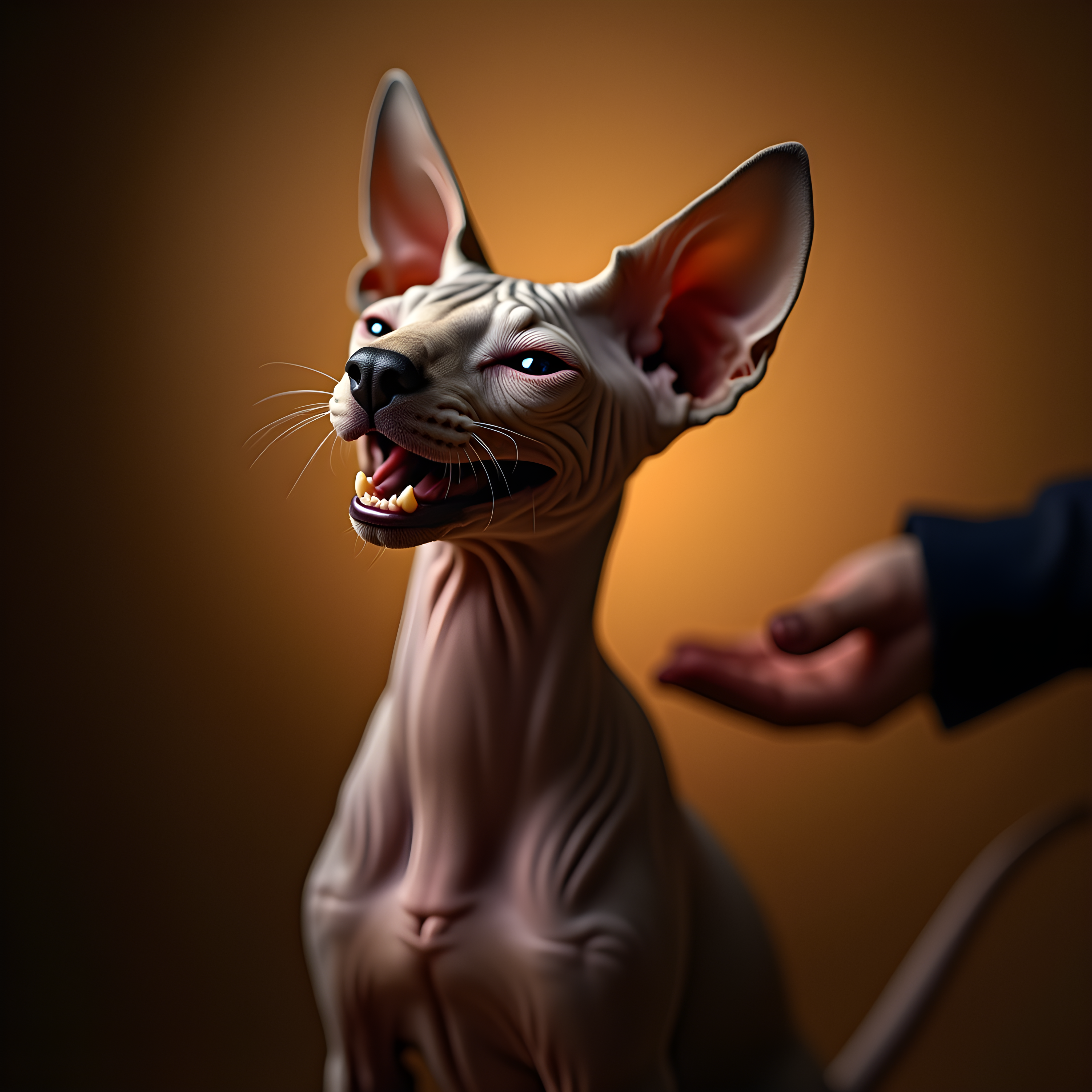 Sphynx — Realistic (Happy)