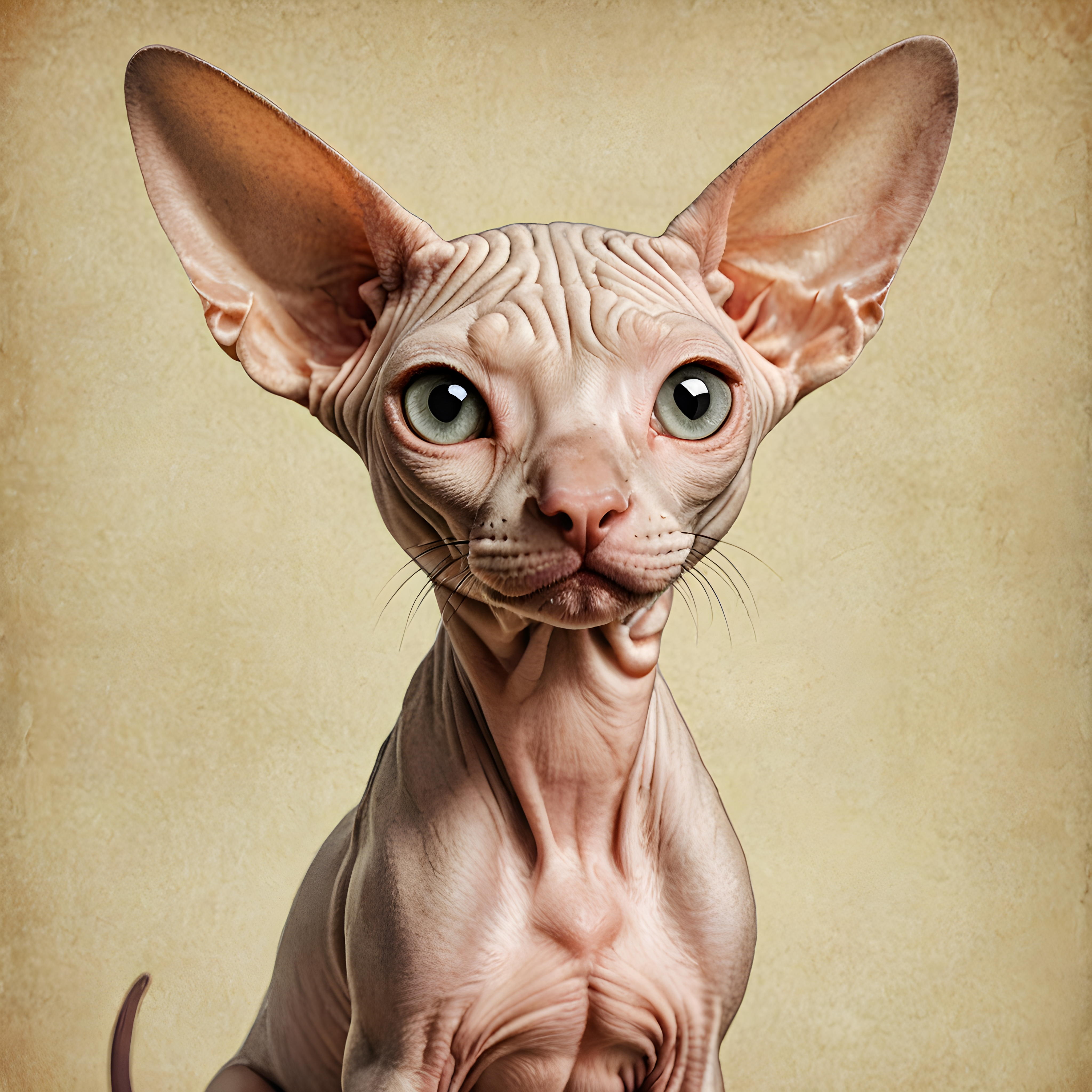 Sphynx — Retro (Cute)
