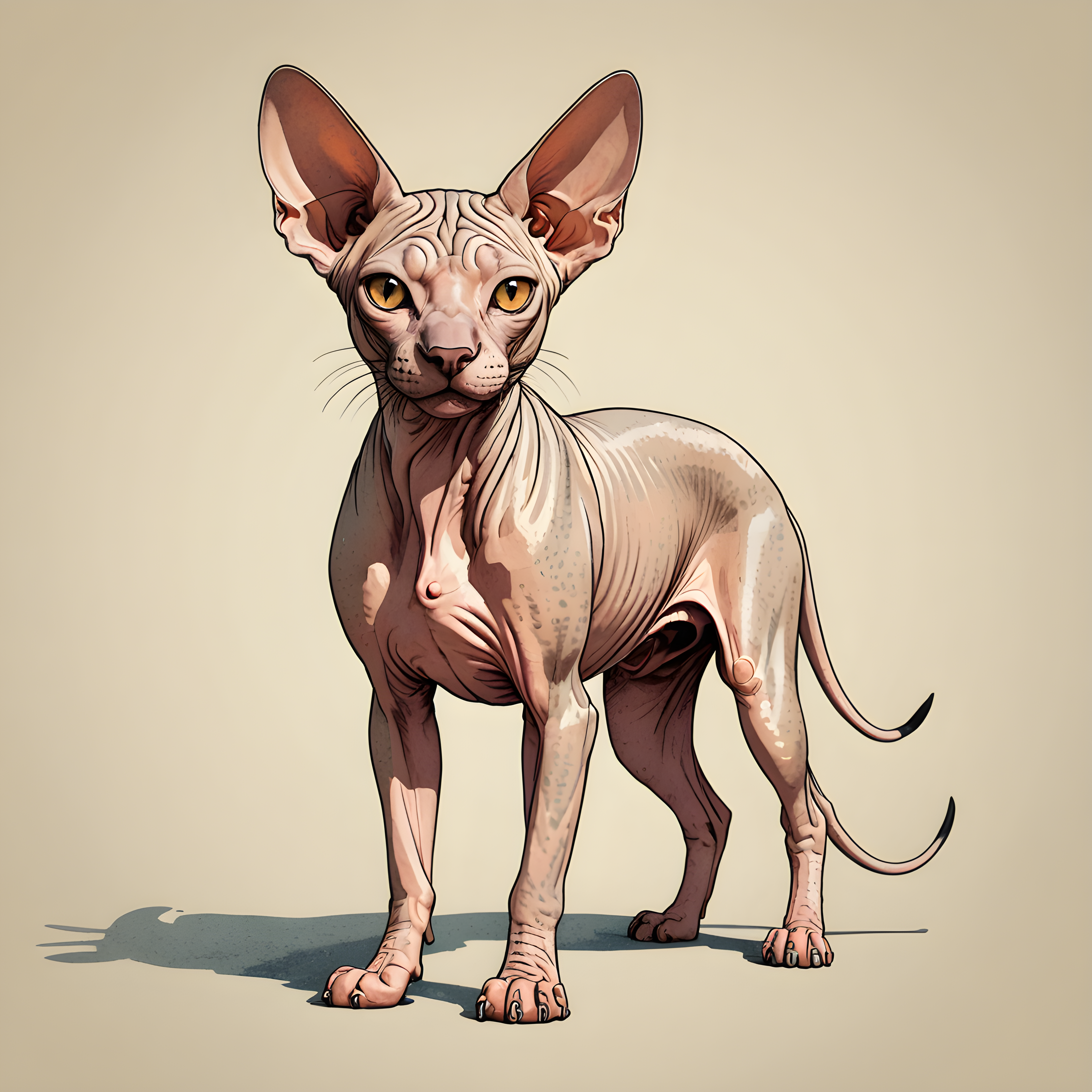 Sphynx — Retro (Funny)