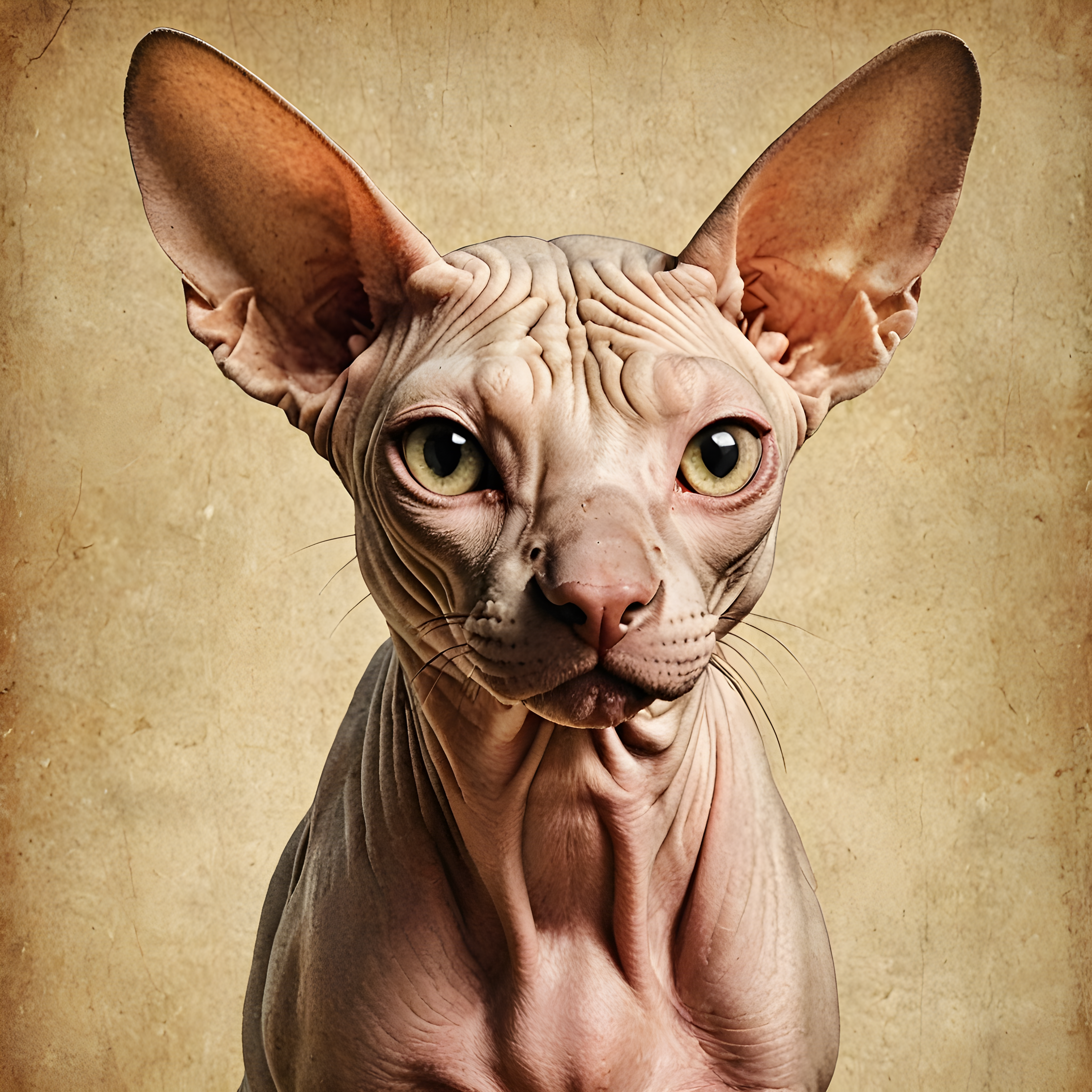 Sphynx — Vintage Poster (Funny)
