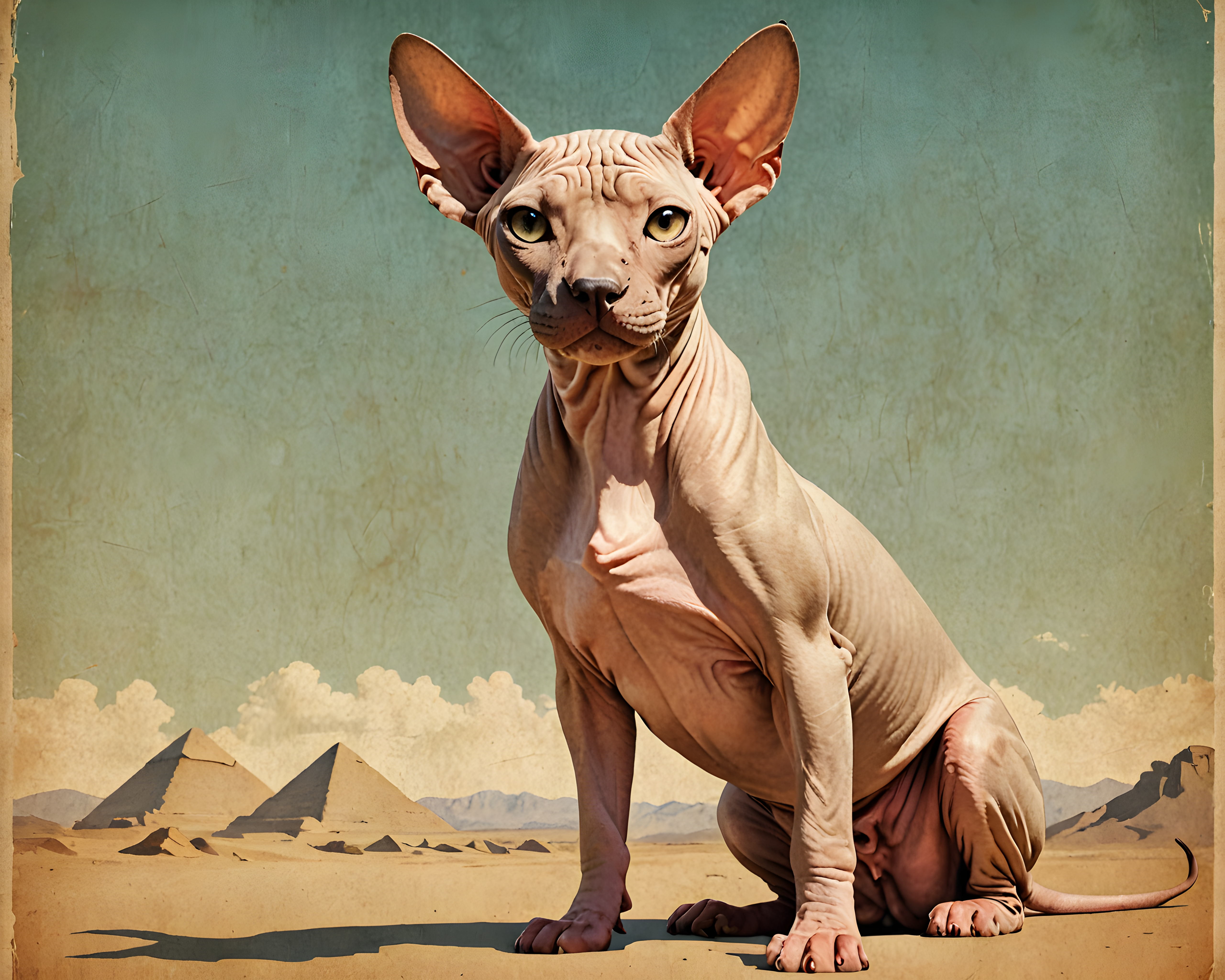 Sphynx — Vintage Poster (Motivational)