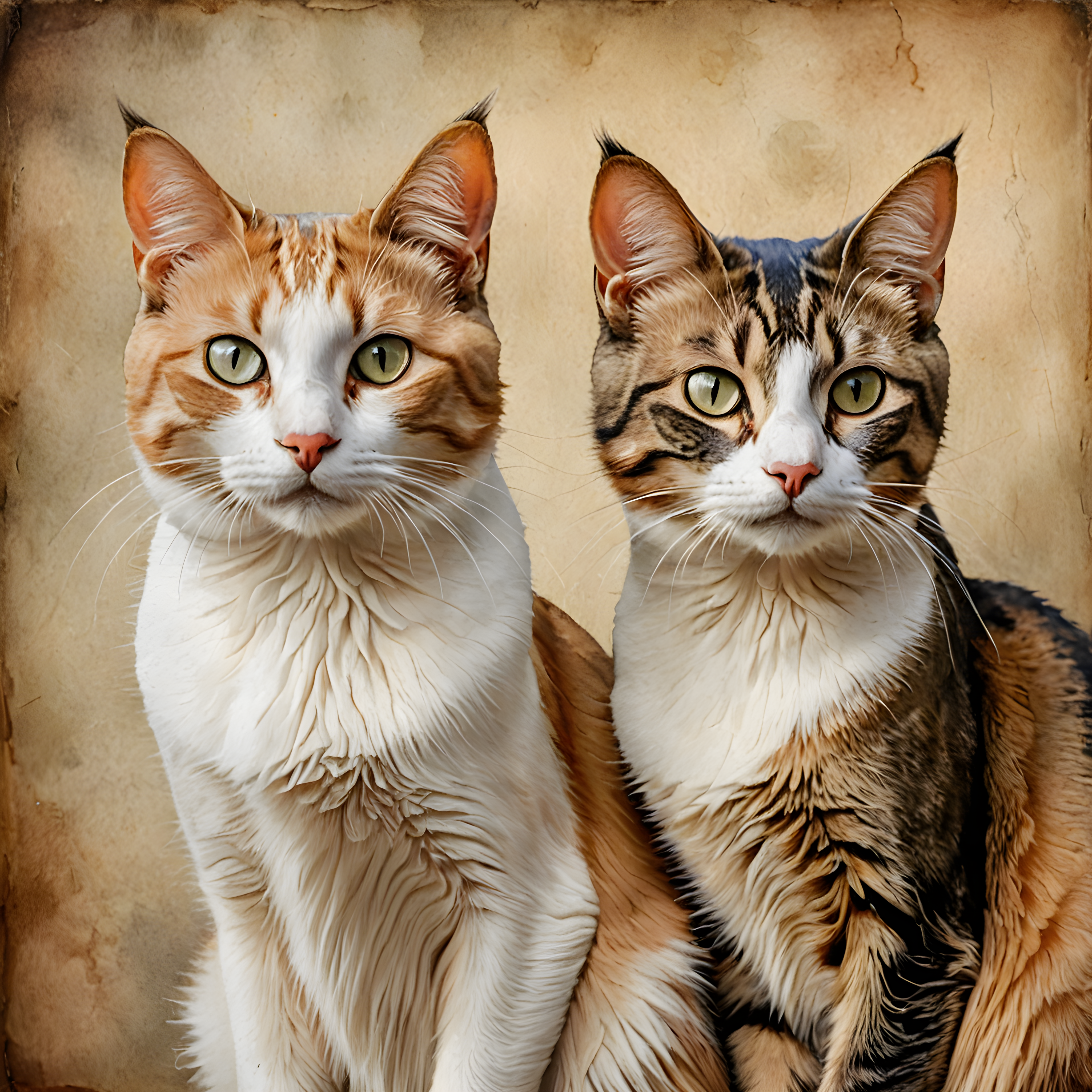 Bonded Pair Cats — Watercolor (Motivational)