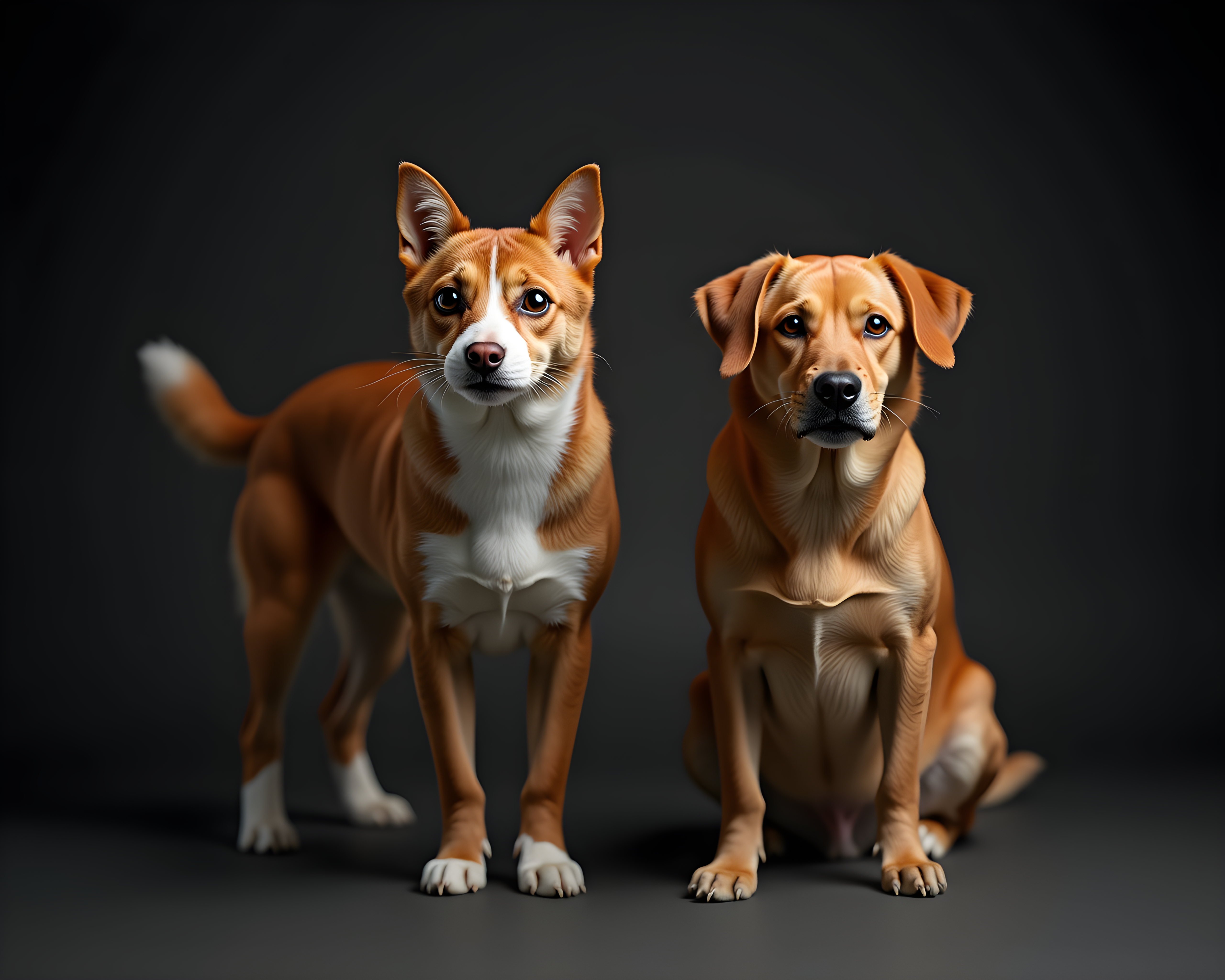 Cat And Dog Pair — Realistic (Aesthetic)