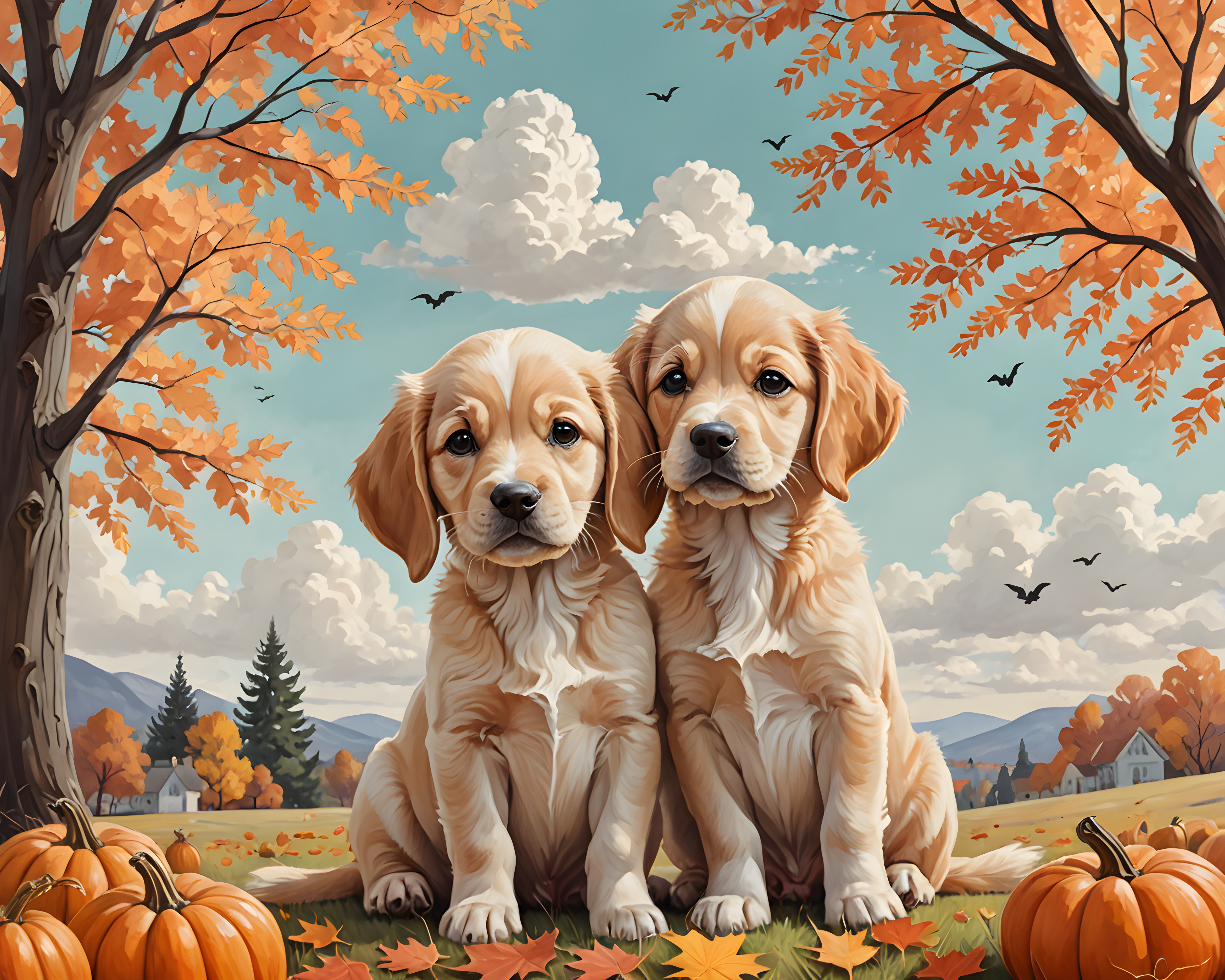 Puppy Couple — Nursery (Seasonal)