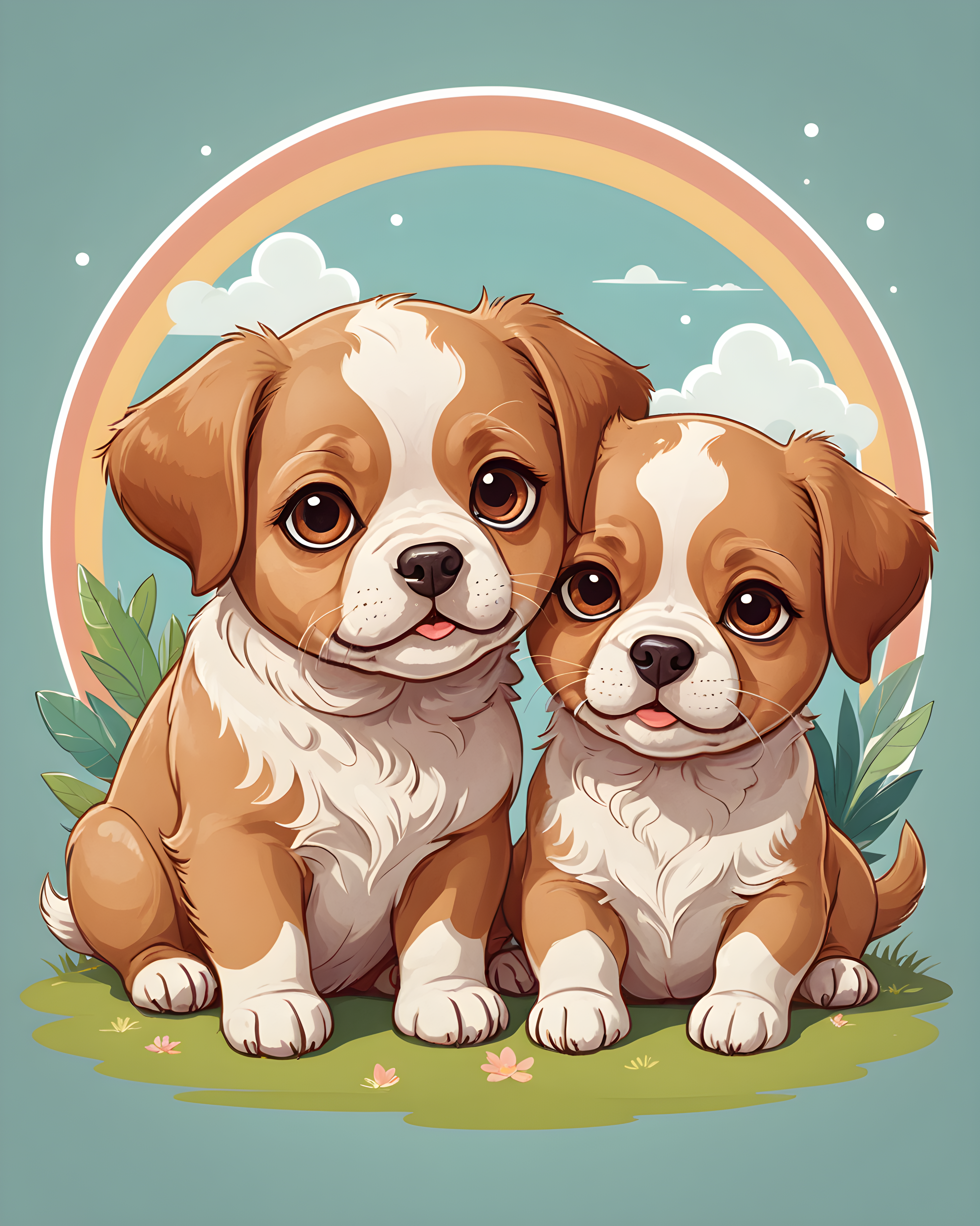 Siesta Pair — Cartoon / Kawaii (Motivational)