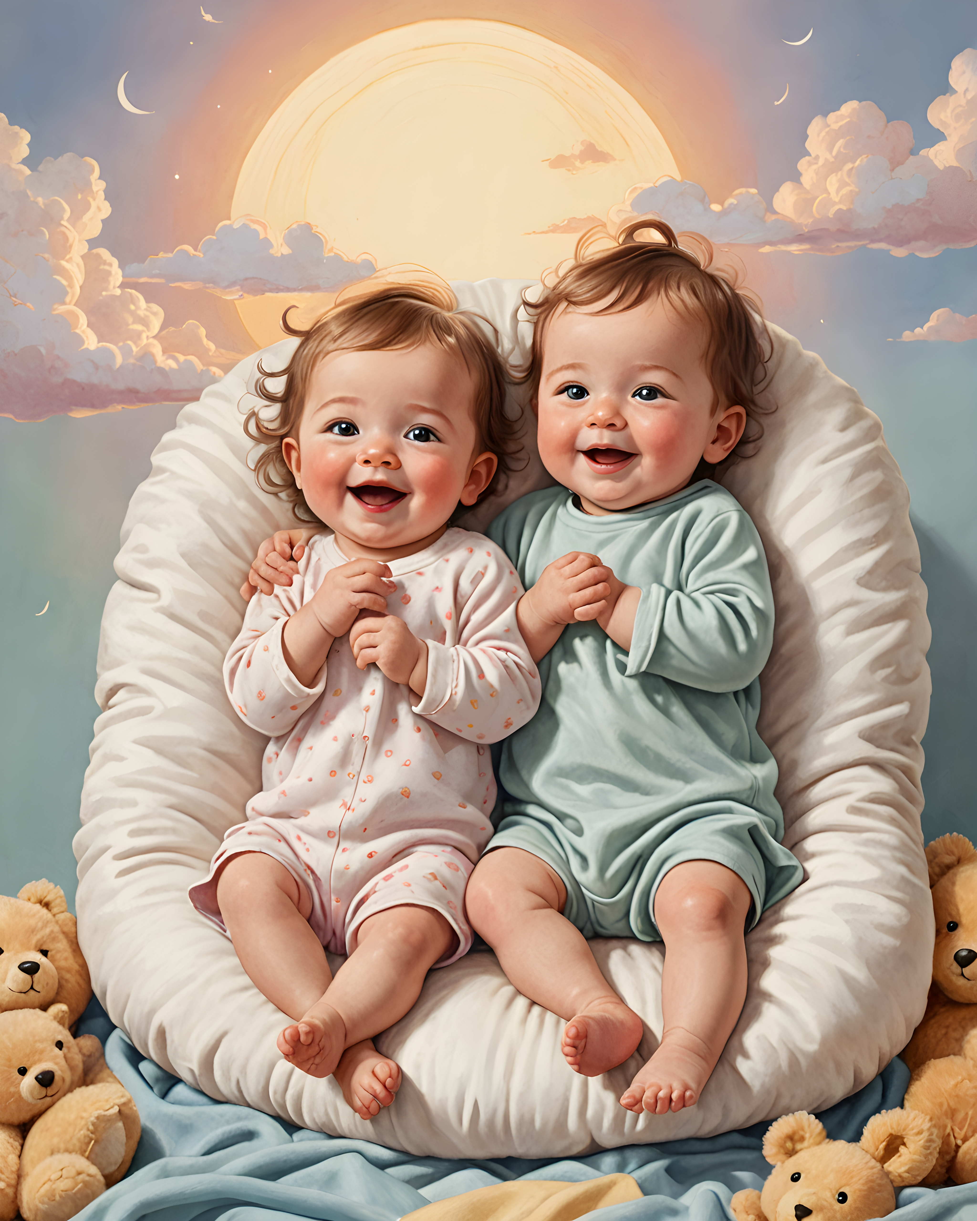 Siesta Pair — Nursery (Happy)