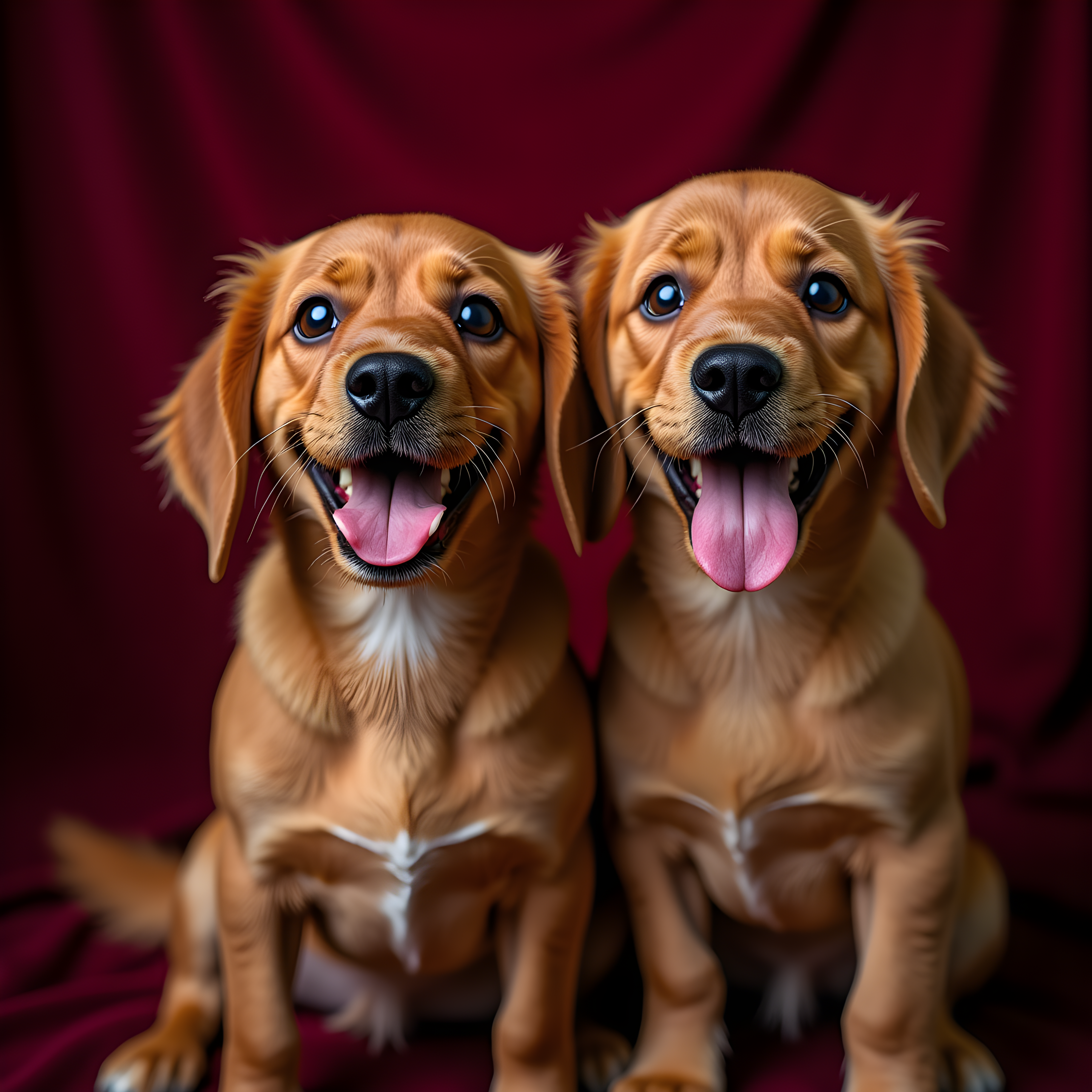 Two Dogs Best Friends — Luxury (Happy)