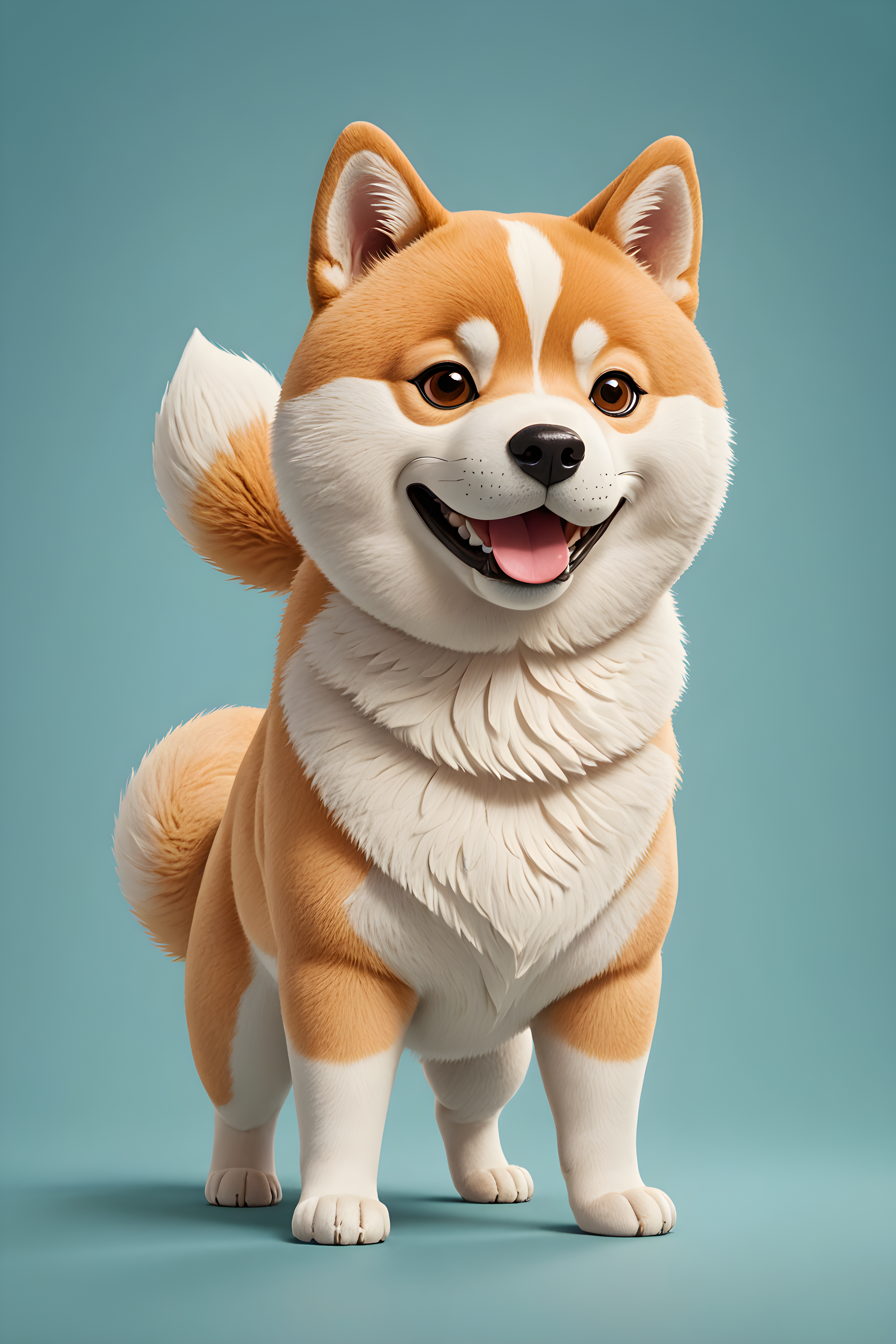 Akita — Cartoon / Kawaii (Playful)