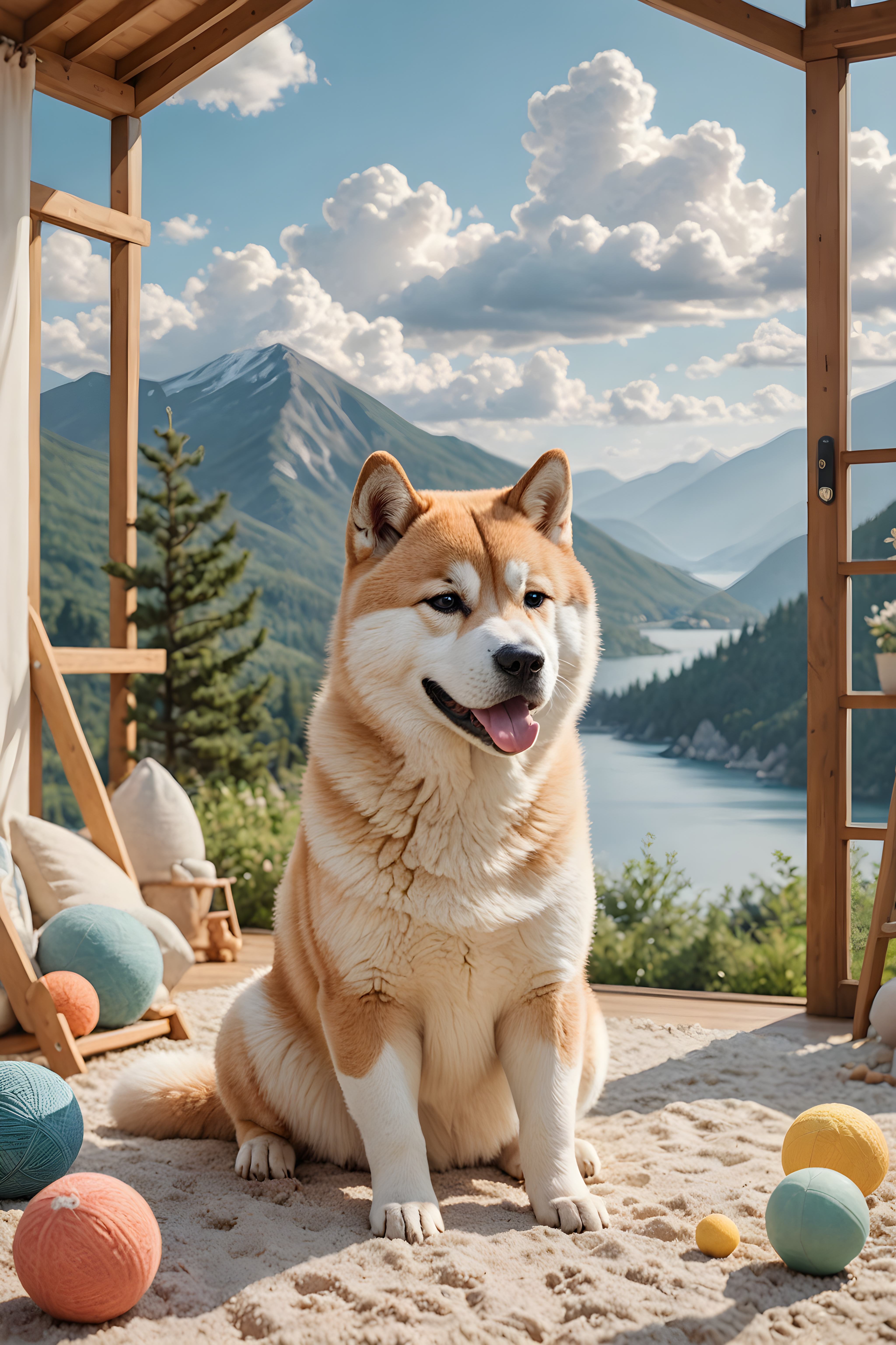 Akita — Nursery (Playful)