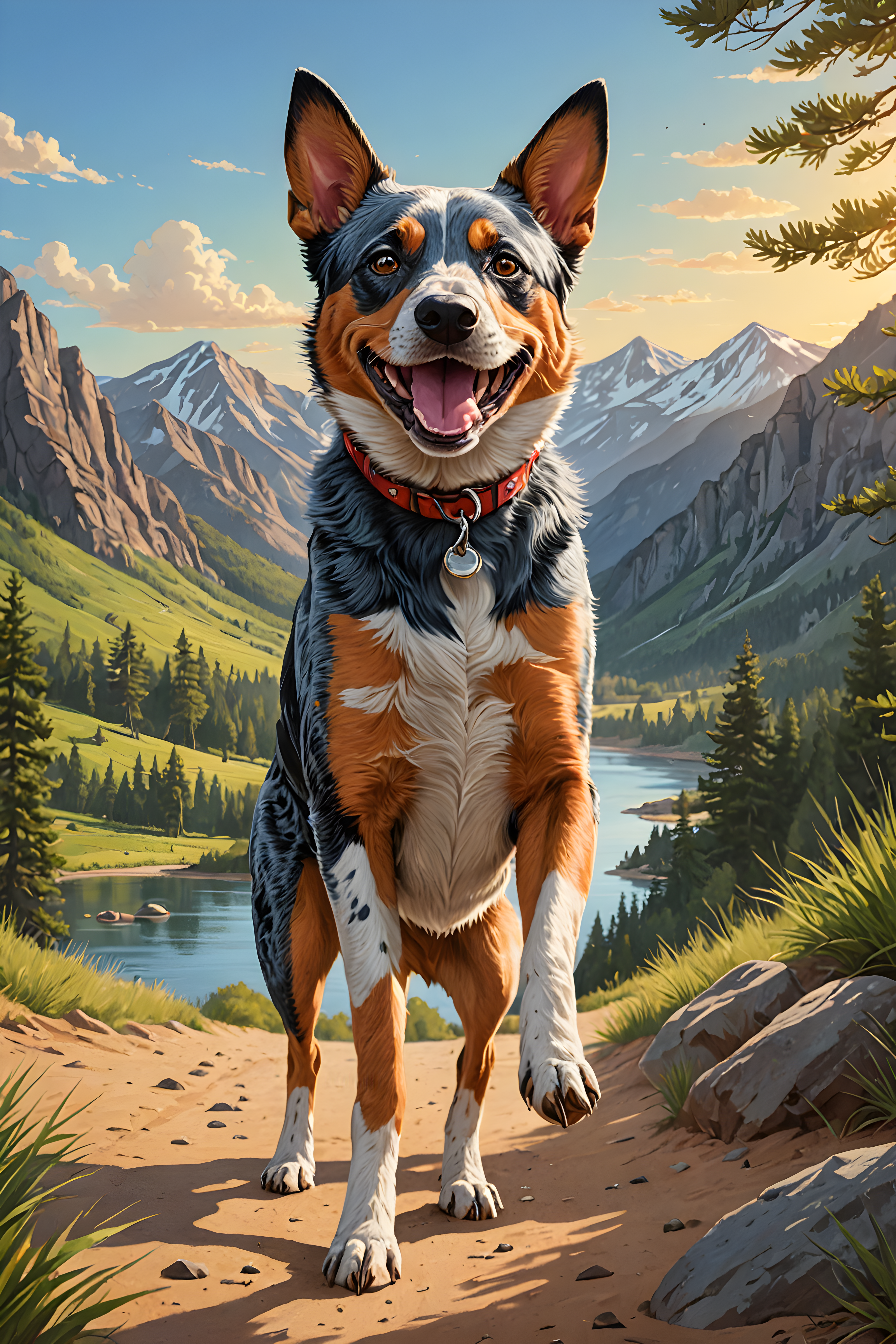 Australian Cattle Dog — Funny (Happy)