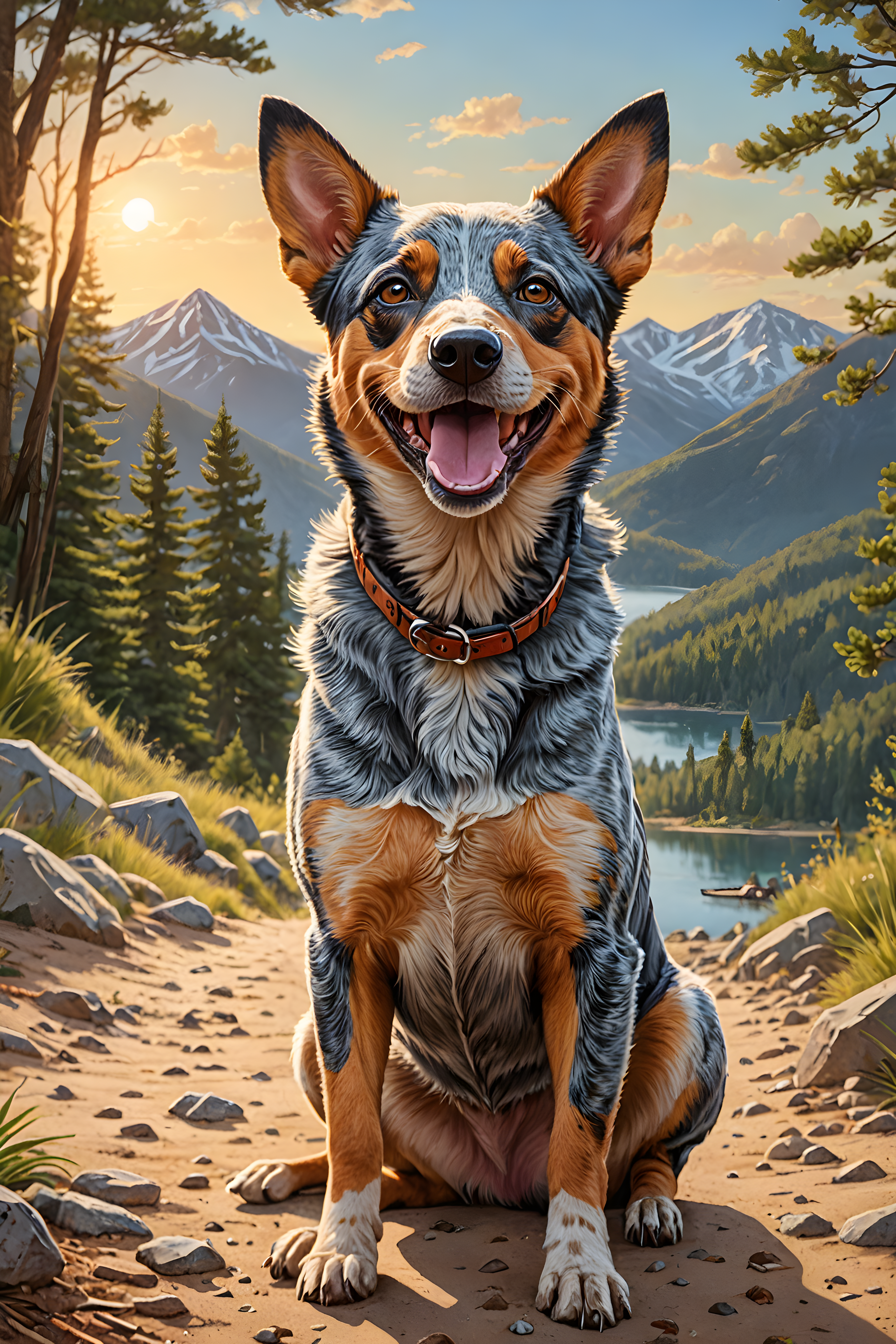 Australian Cattle Dog — Funny (Happy)