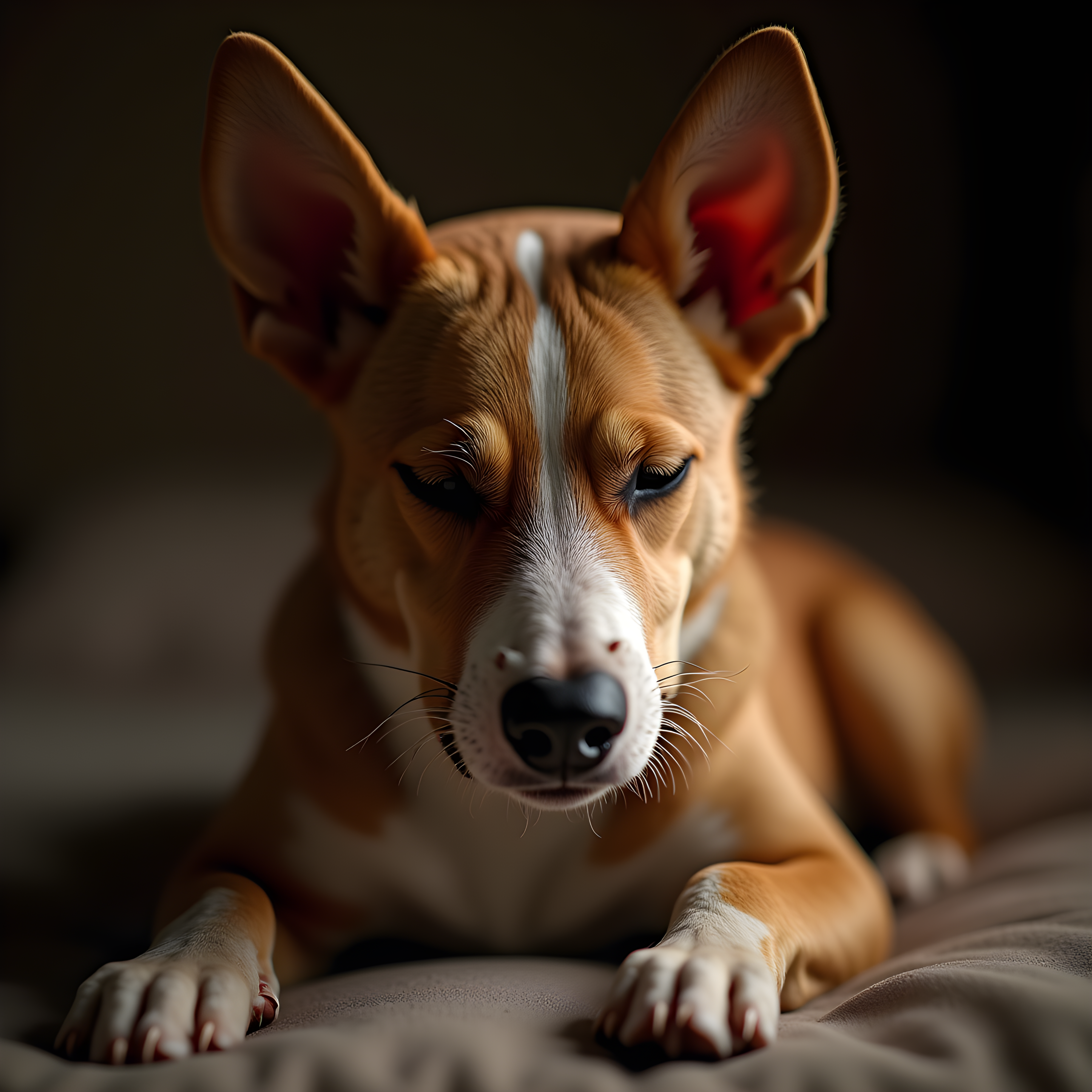 Australian Cattle Dog — Hyper-Realistic (Sleepy)