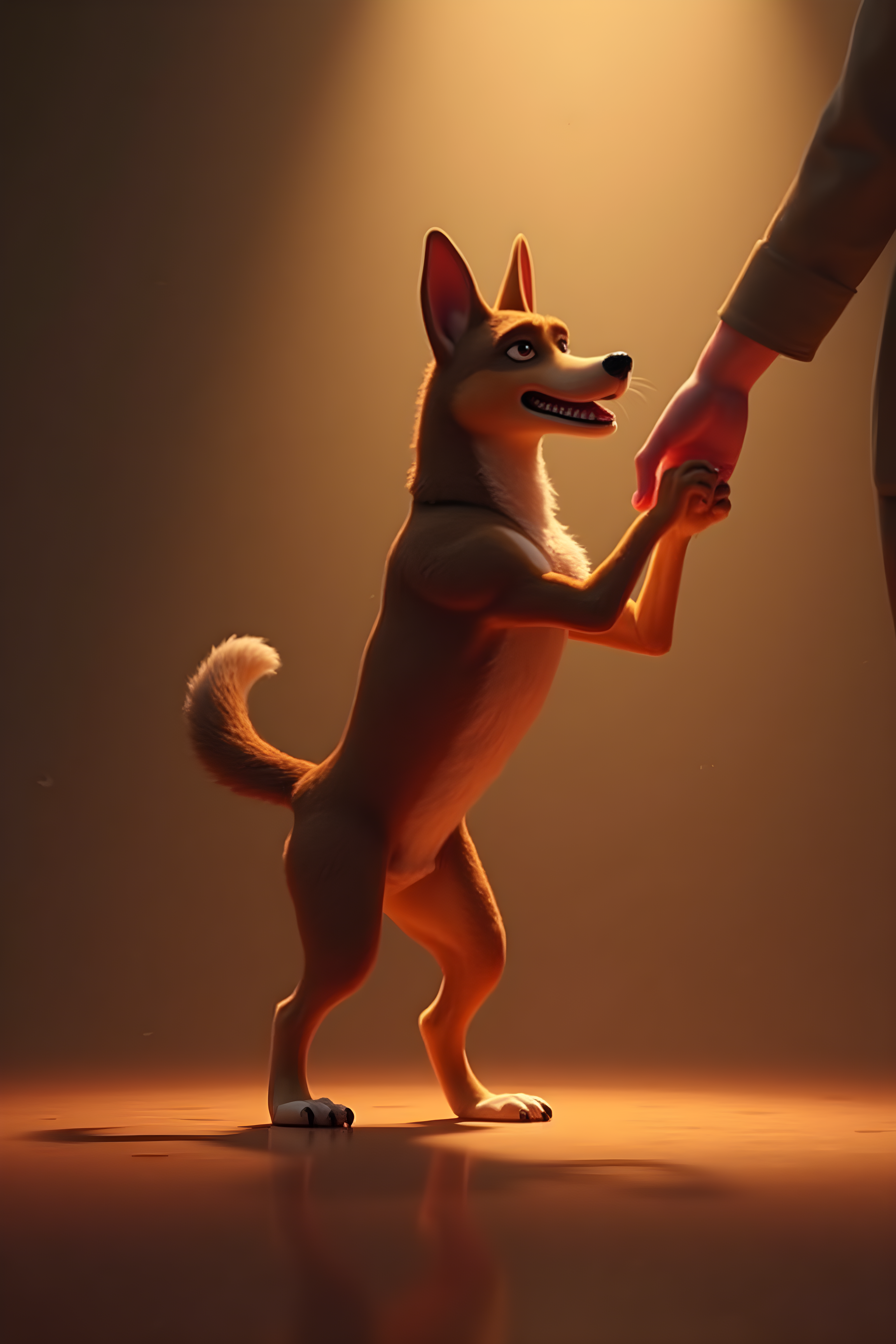 Australian Cattle Dog — 3D Render (Motivational)