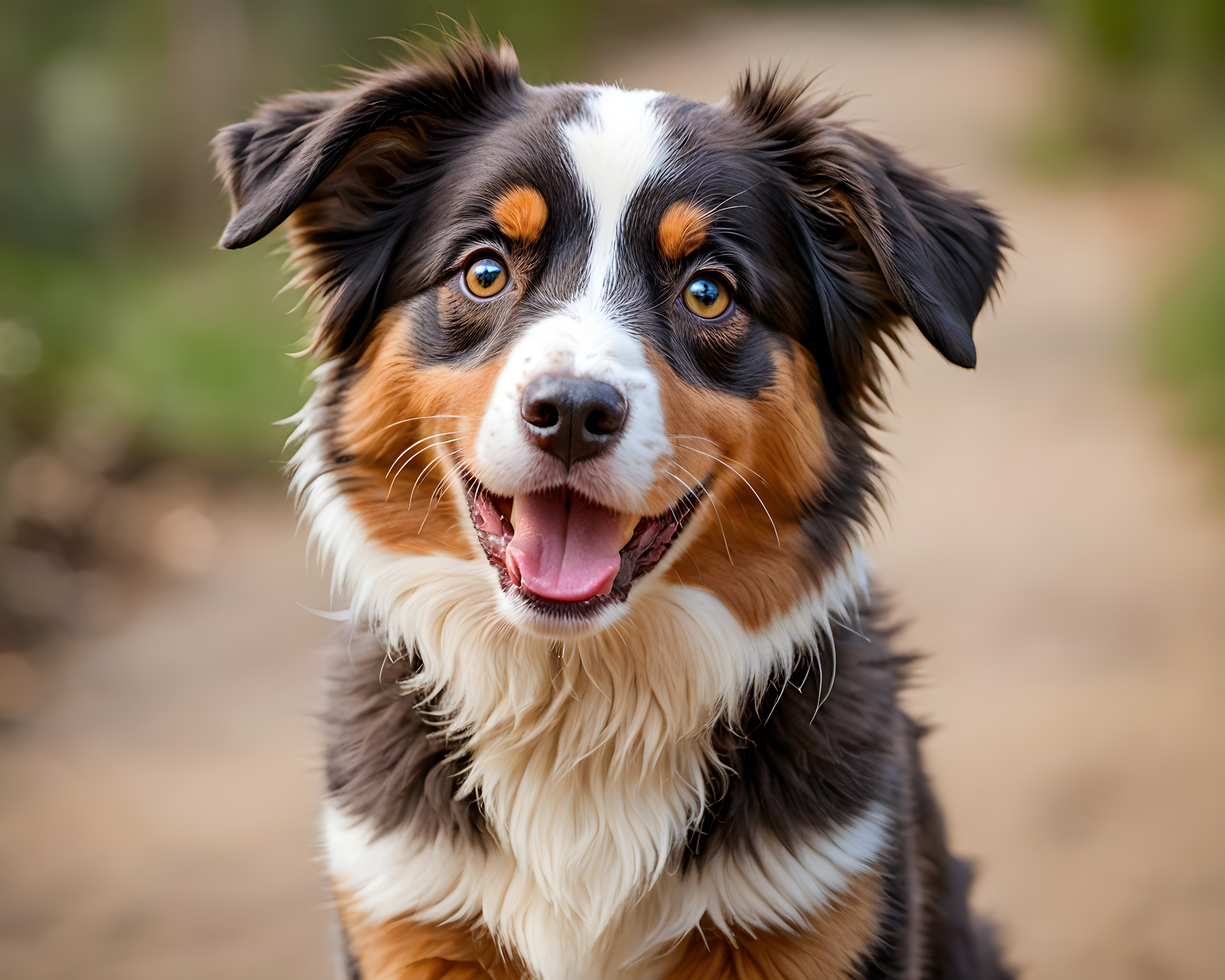 Australian Shepherd — Cartoon / Kawaii (Energetic)