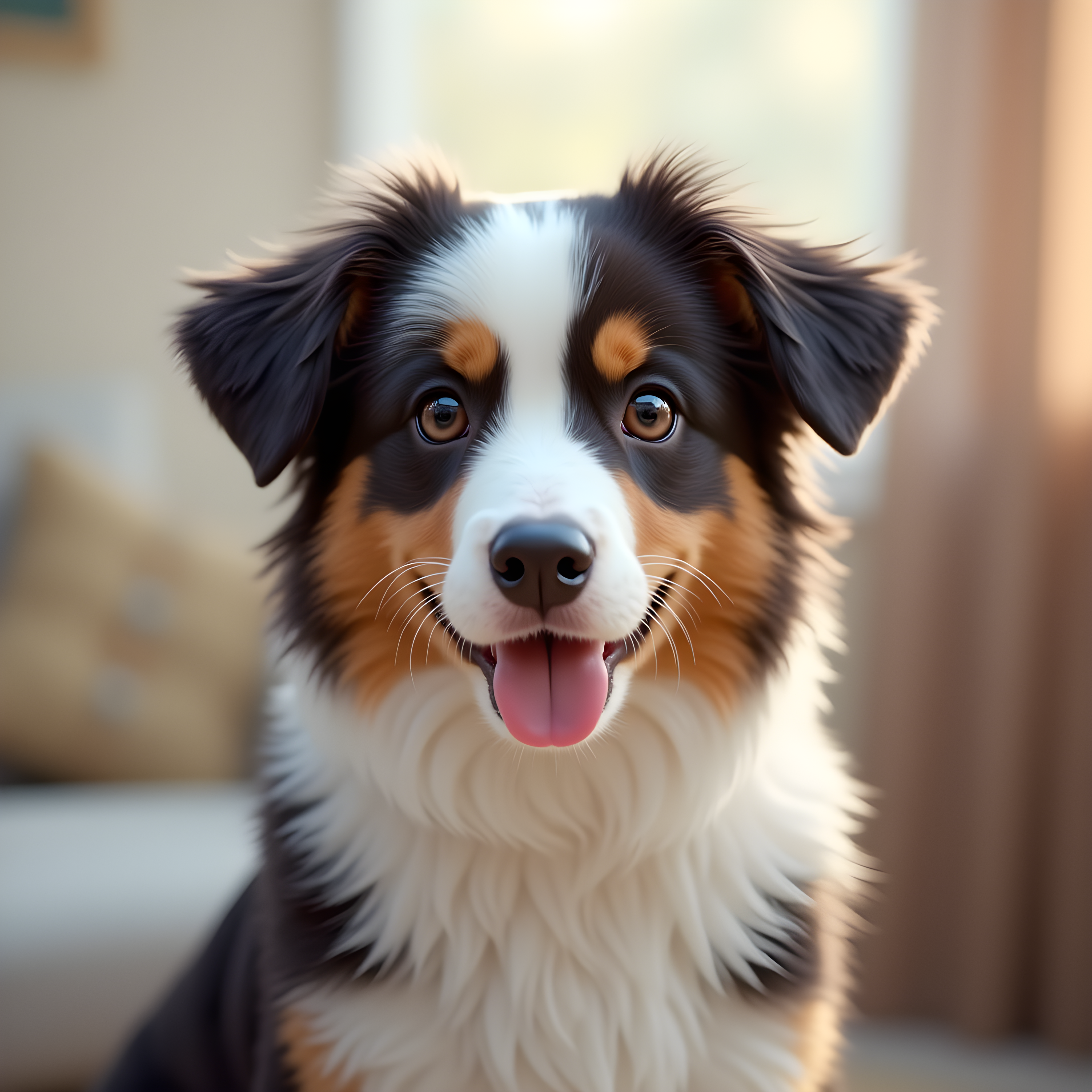 Australian Shepherd — Hyper-Realistic (Cute)