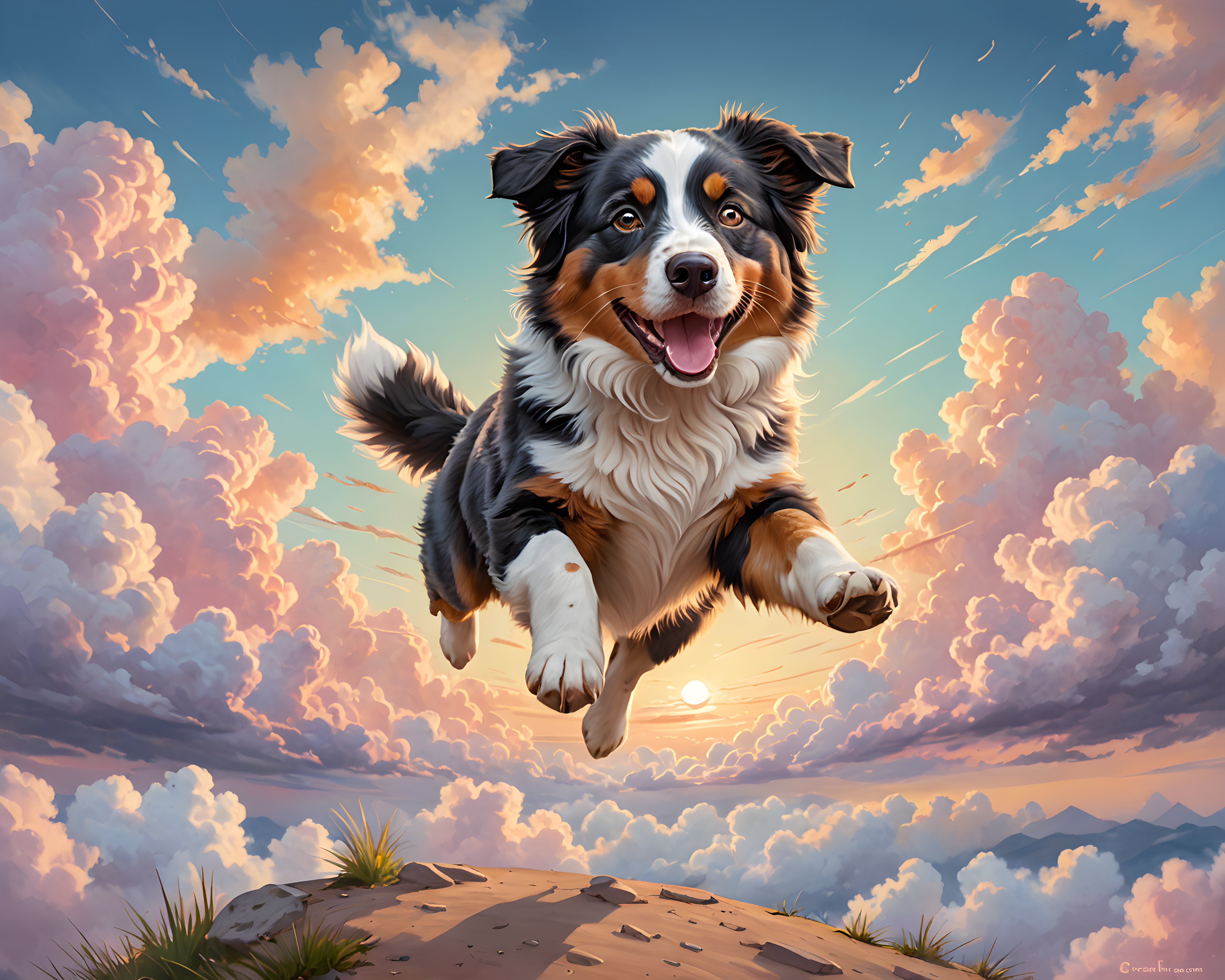 Australian Shepherd — Nursery (Fantasy)