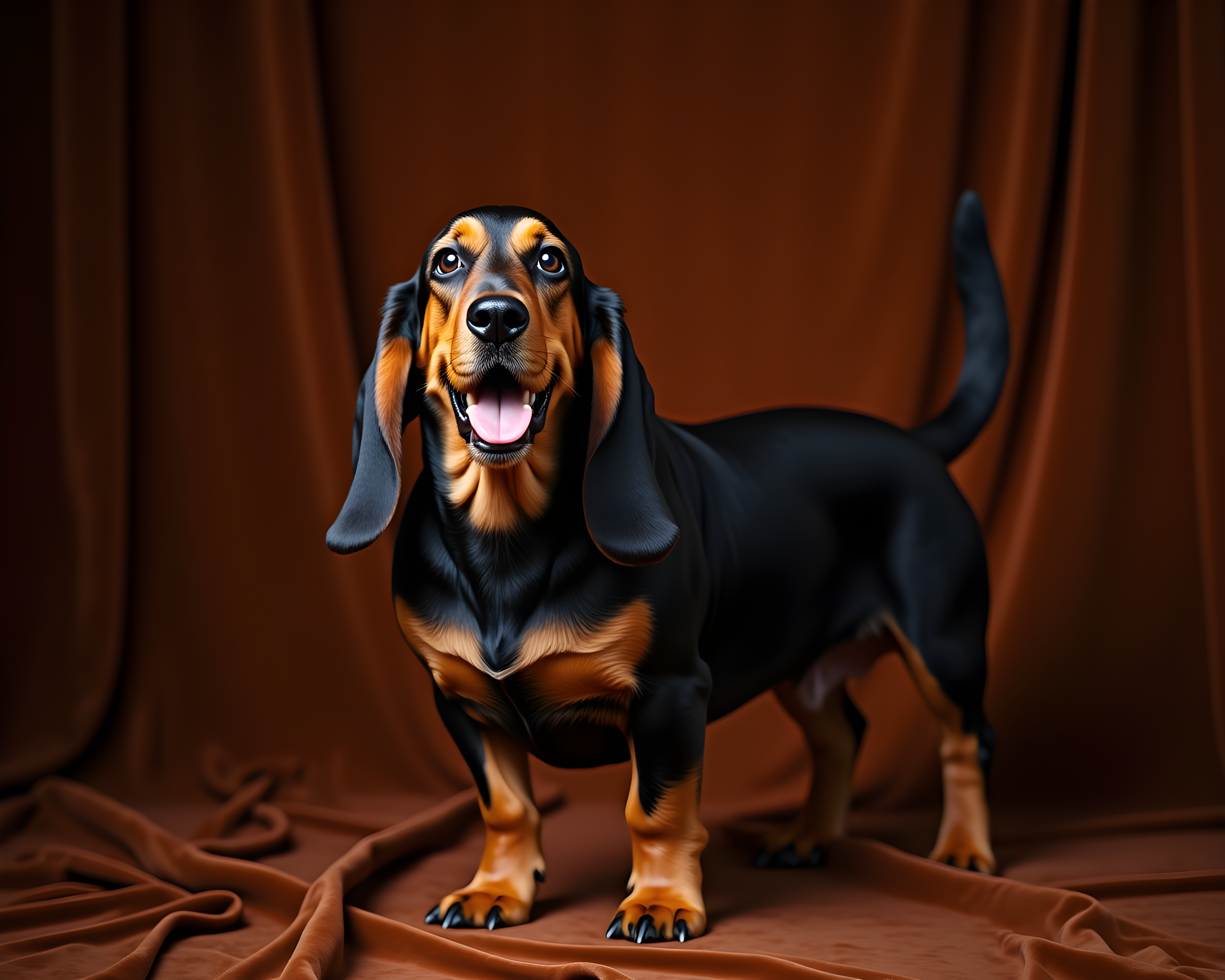 Basset Hound — Luxury (Happy)