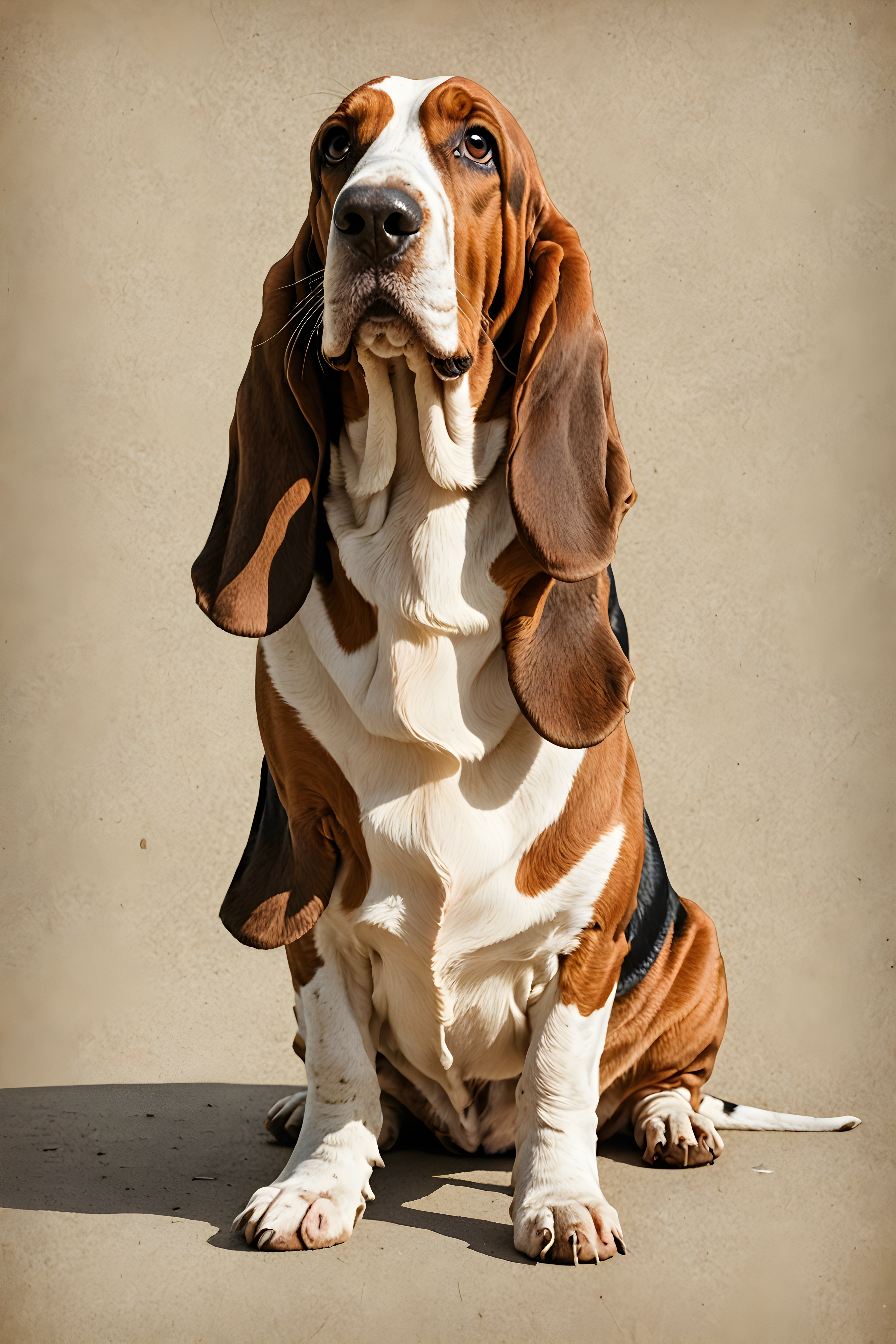 Basset Hound — Retro (Aesthetic)