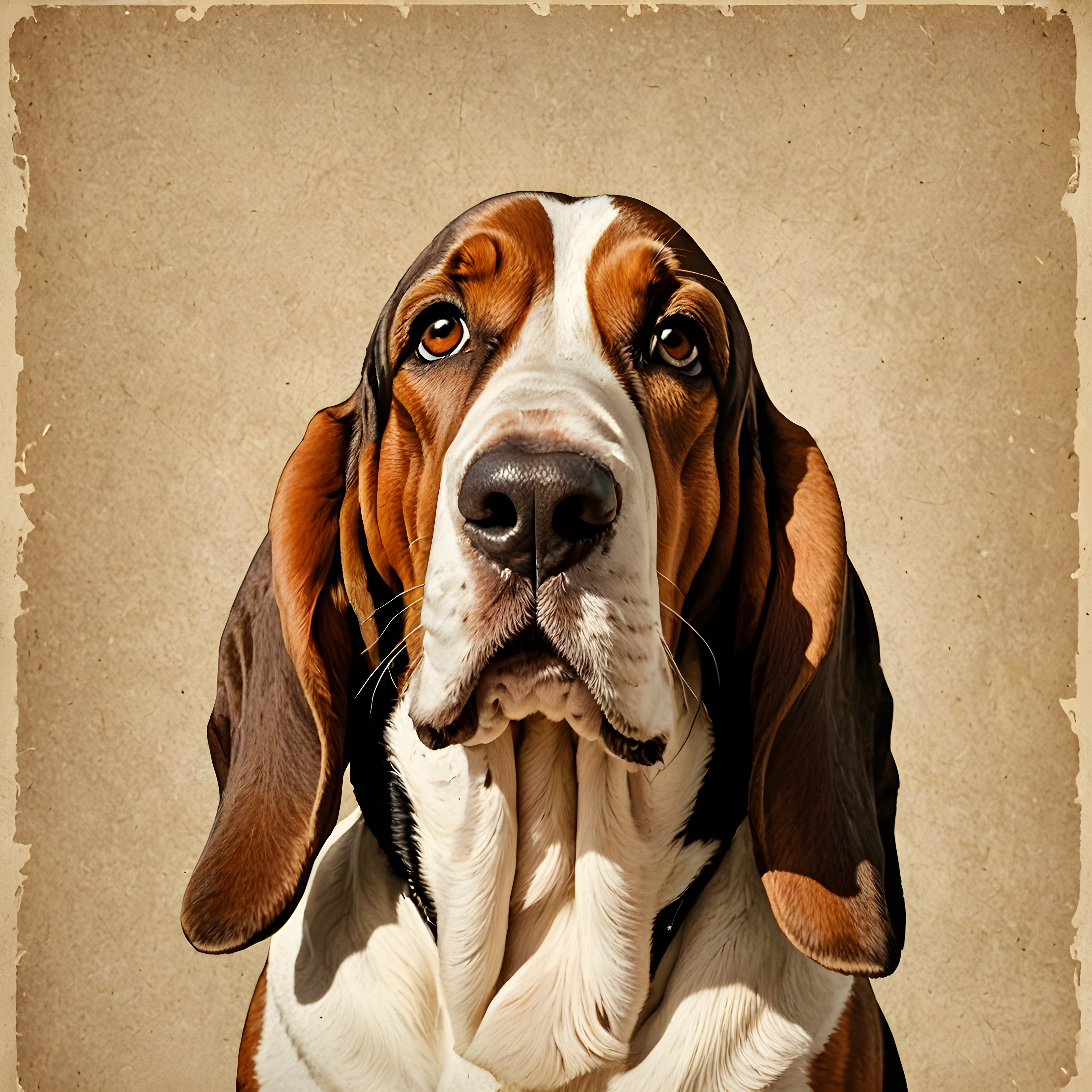 Basset Hound — Vintage Poster (Savage)