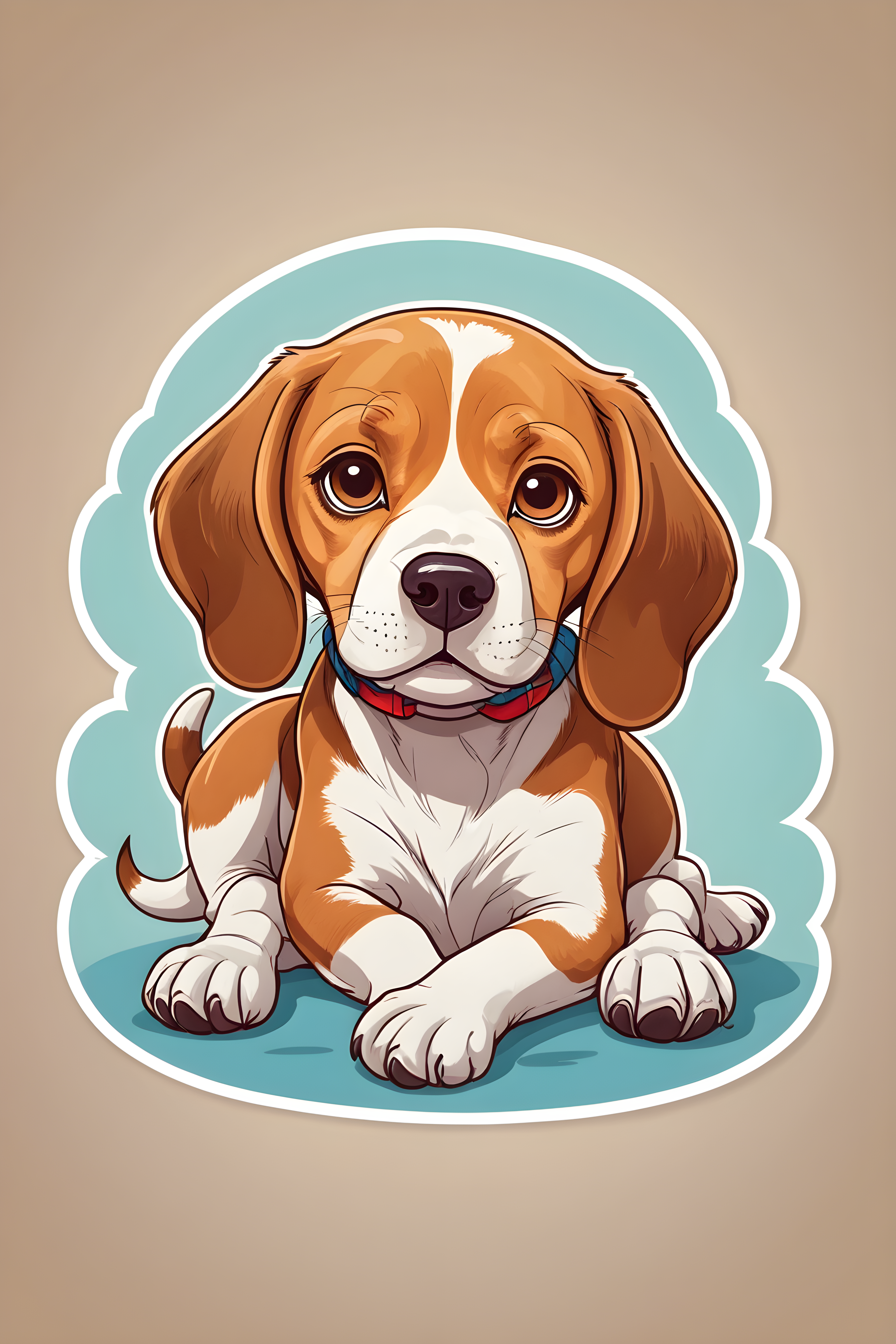 Beagle — Cartoon / Kawaii (Energetic)