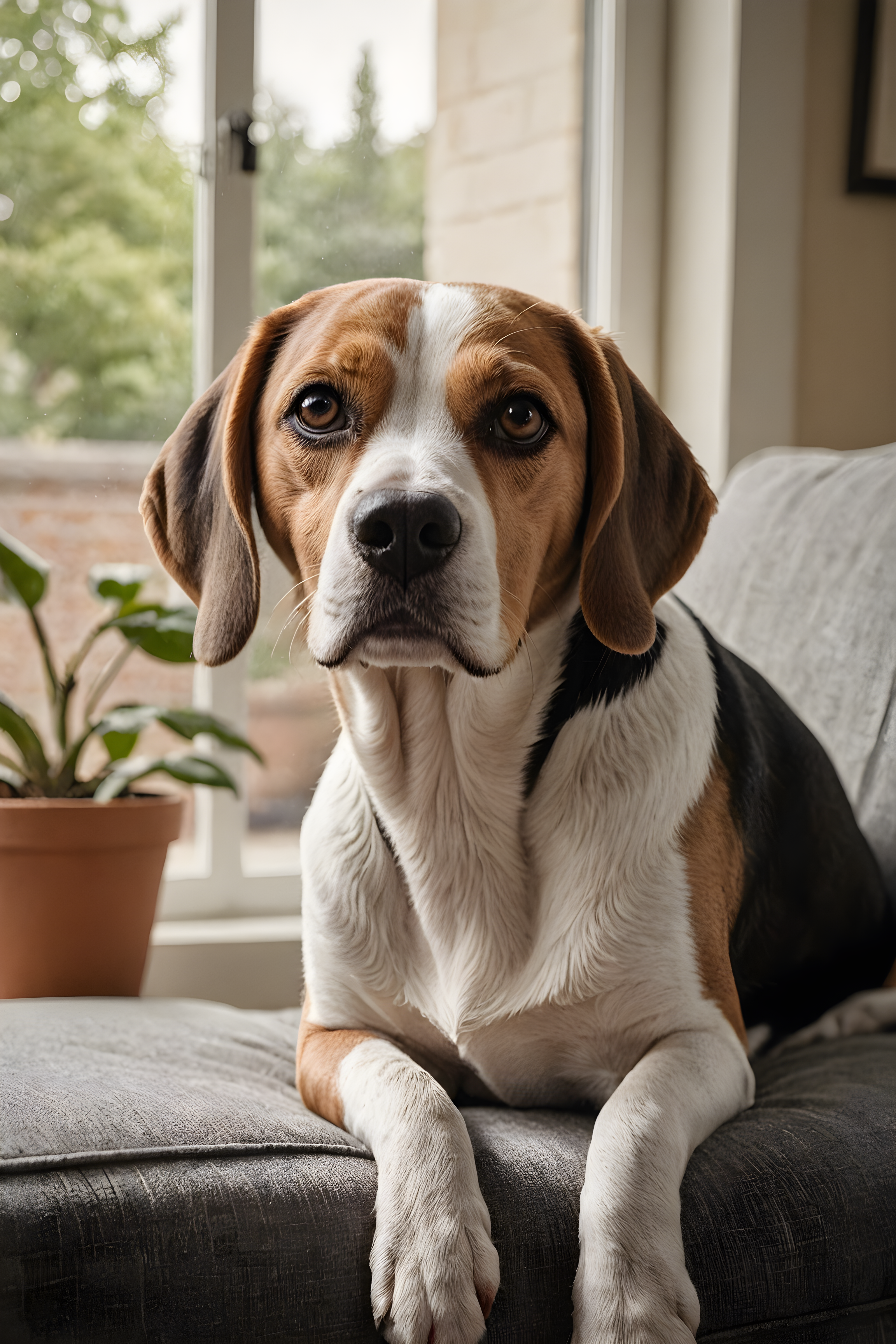 Beagle — Pencil Sketch (Lifestyle)