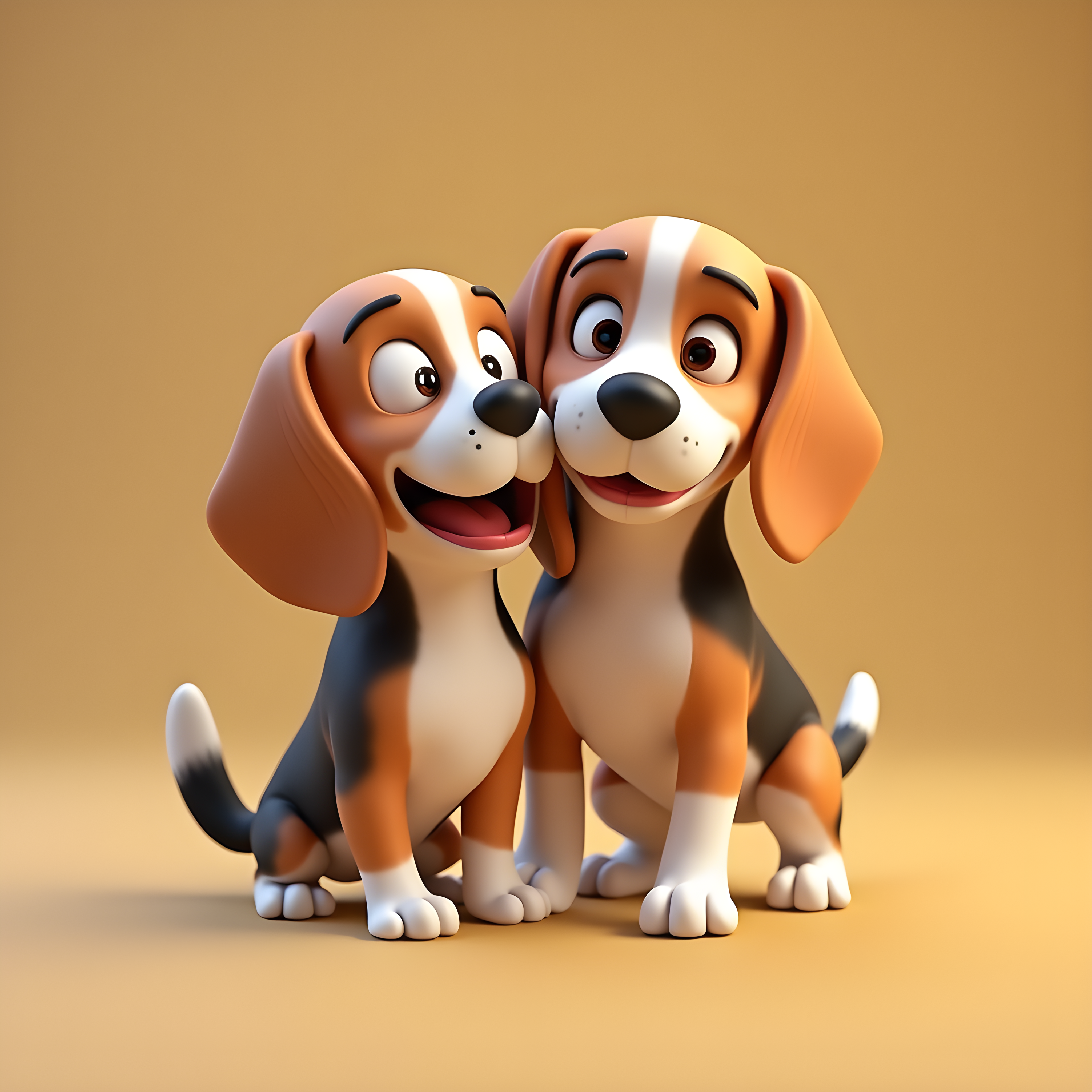 Beagle — 3D Render (Funny)