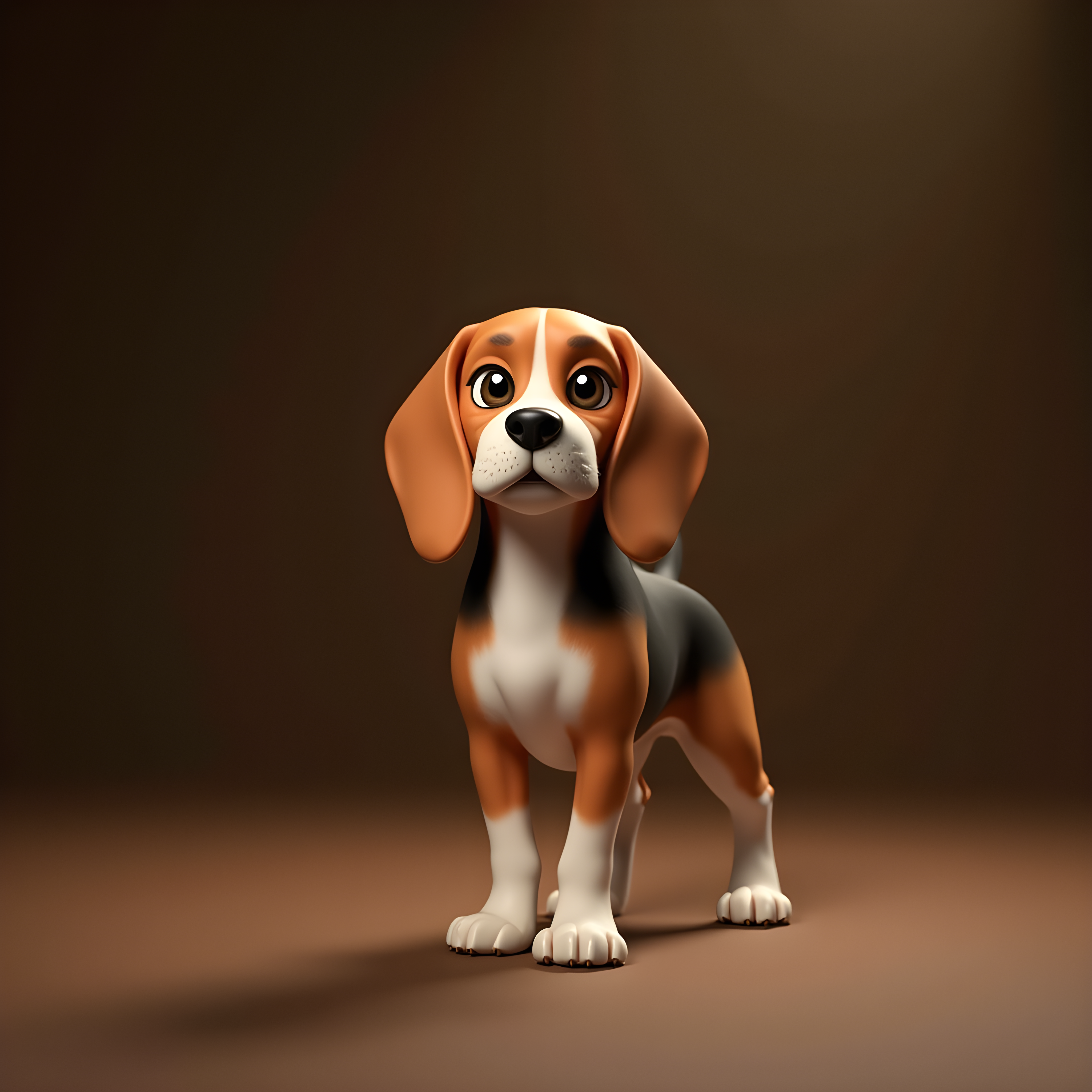 Beagle — 3D Render (Luxury)