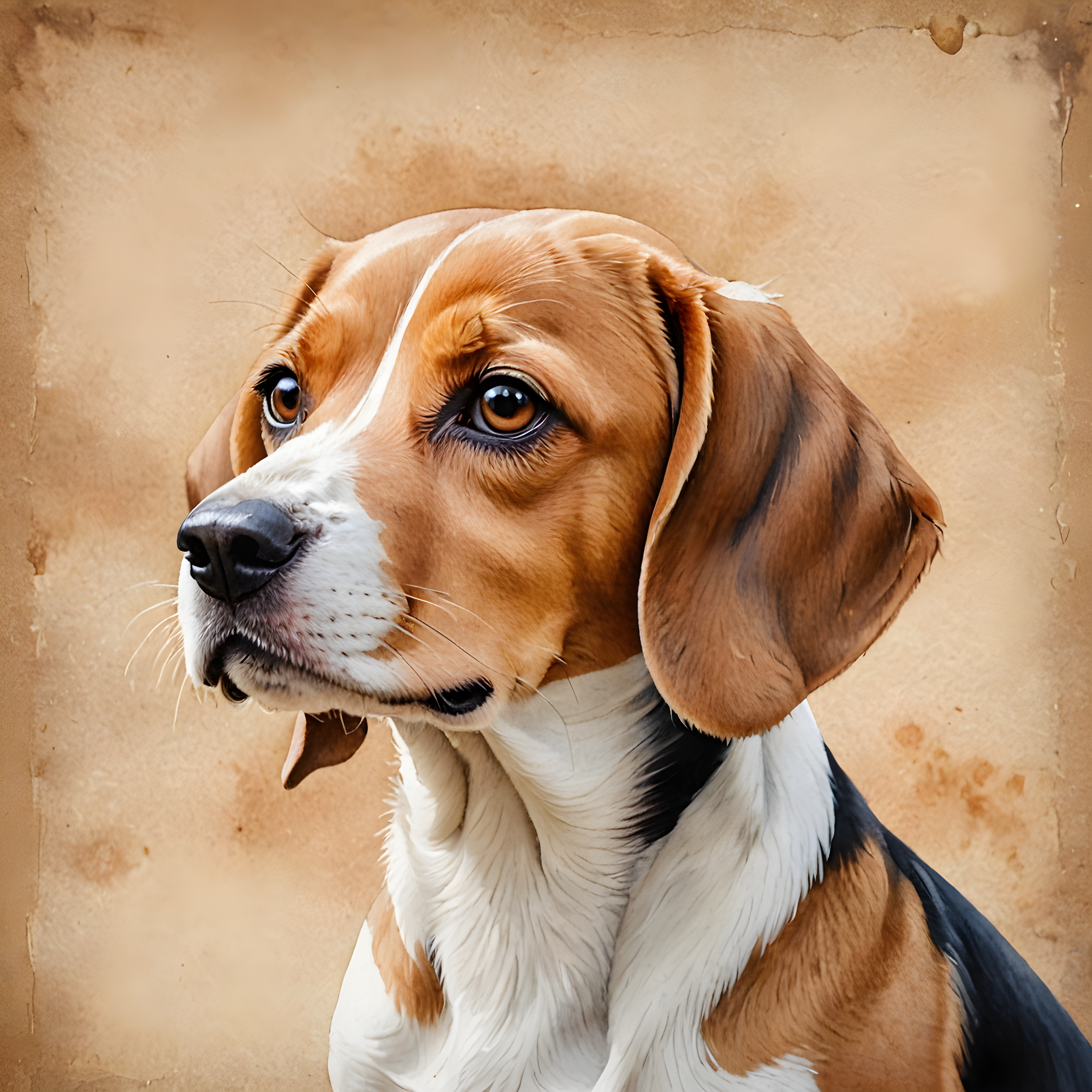 Beagle — Watercolor (Cute)