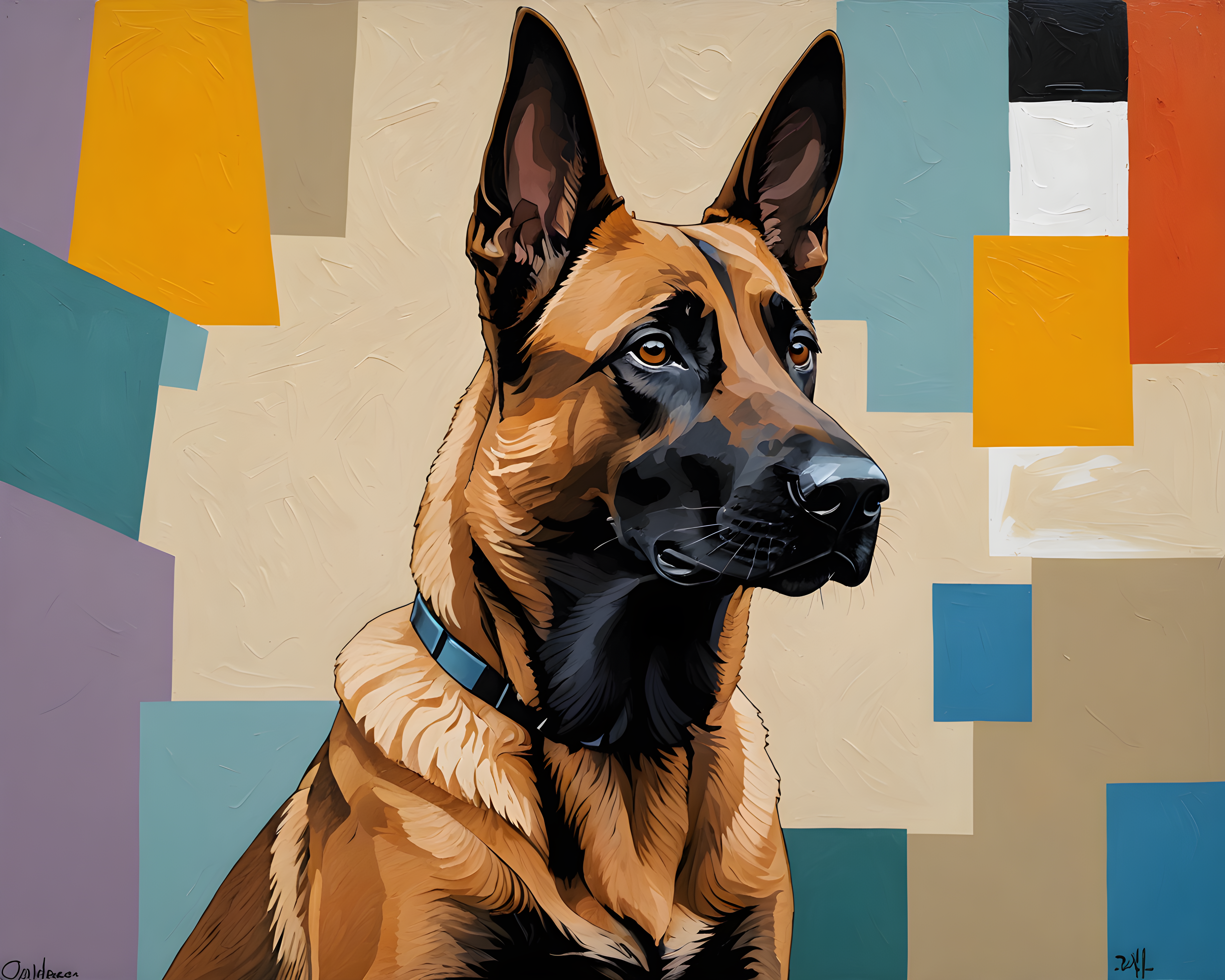 Belgian Malinois — Abstract (Savage)