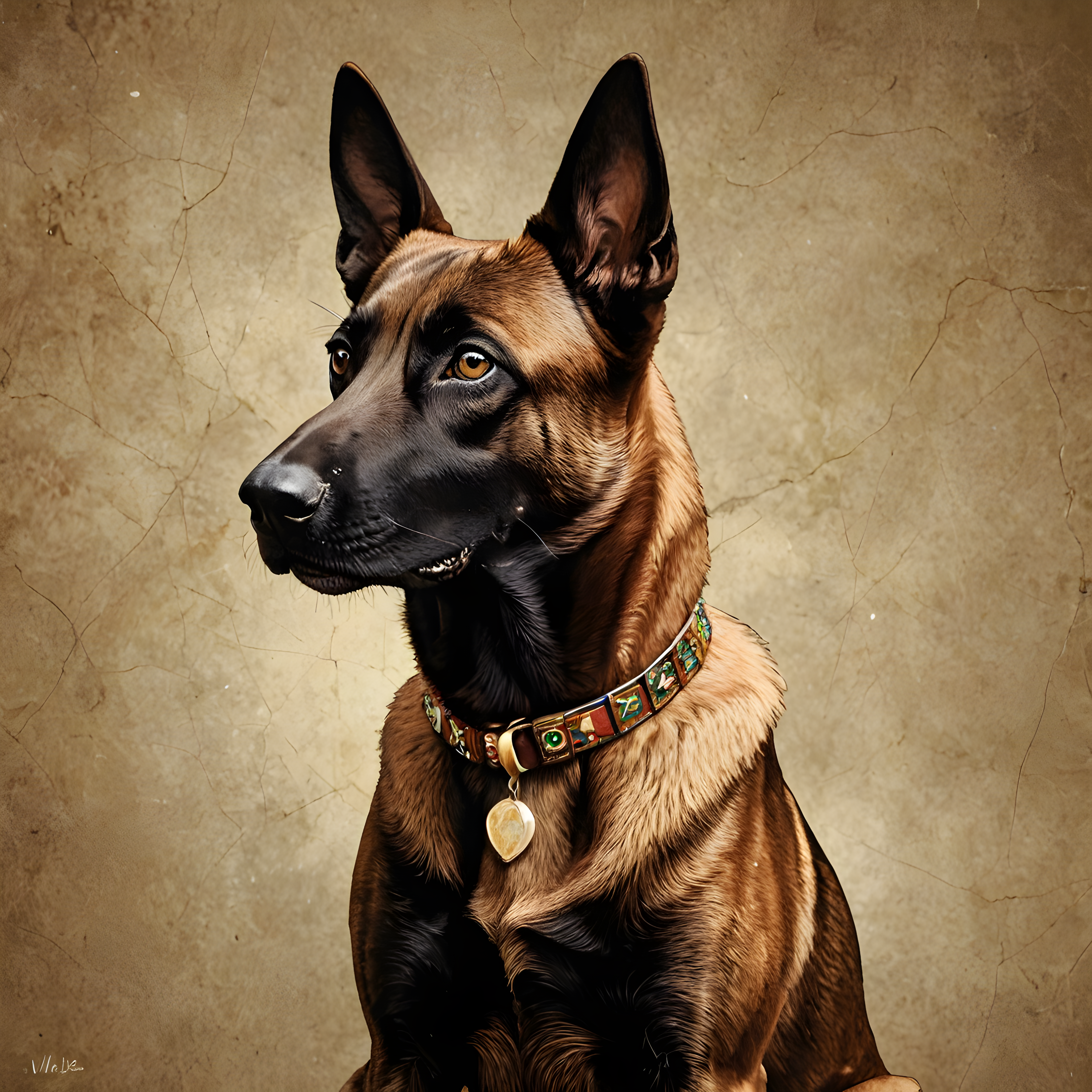 Belgian Malinois — Retro (Luxury)