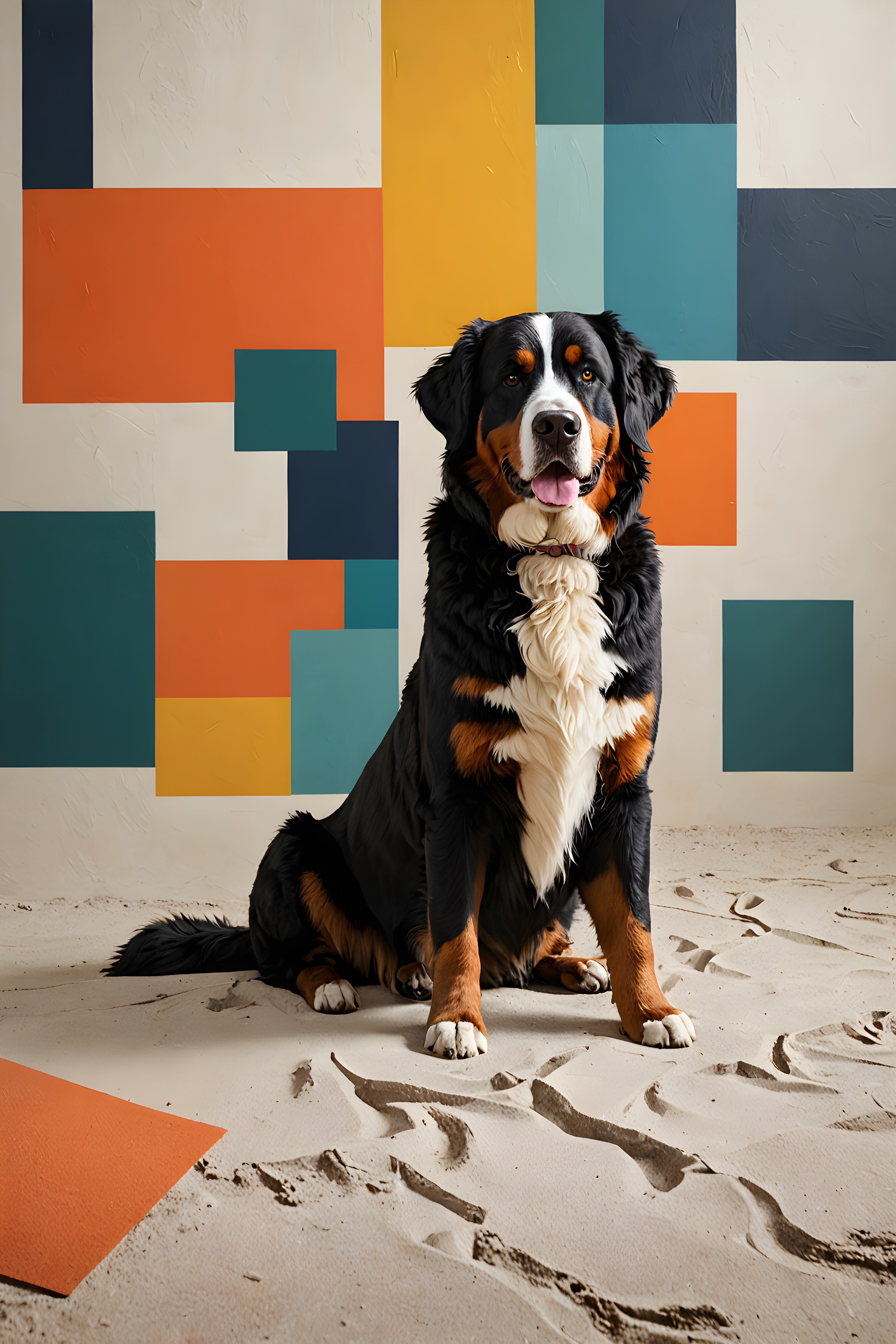 Bernese Mountain Dog — Abstract (Aesthetic)