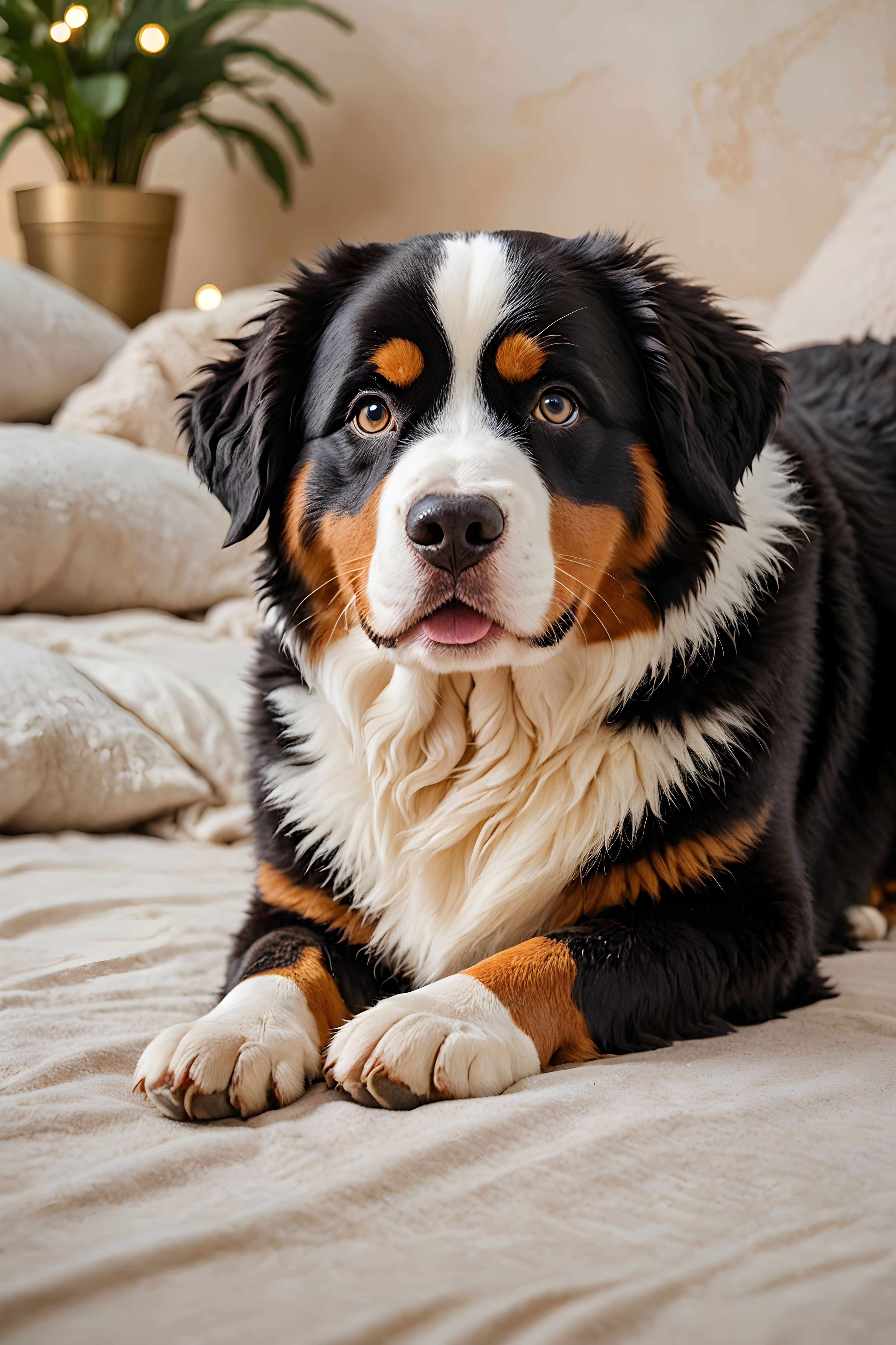 Bernese Mountain Dog — Cartoon / Kawaii (Luxury)