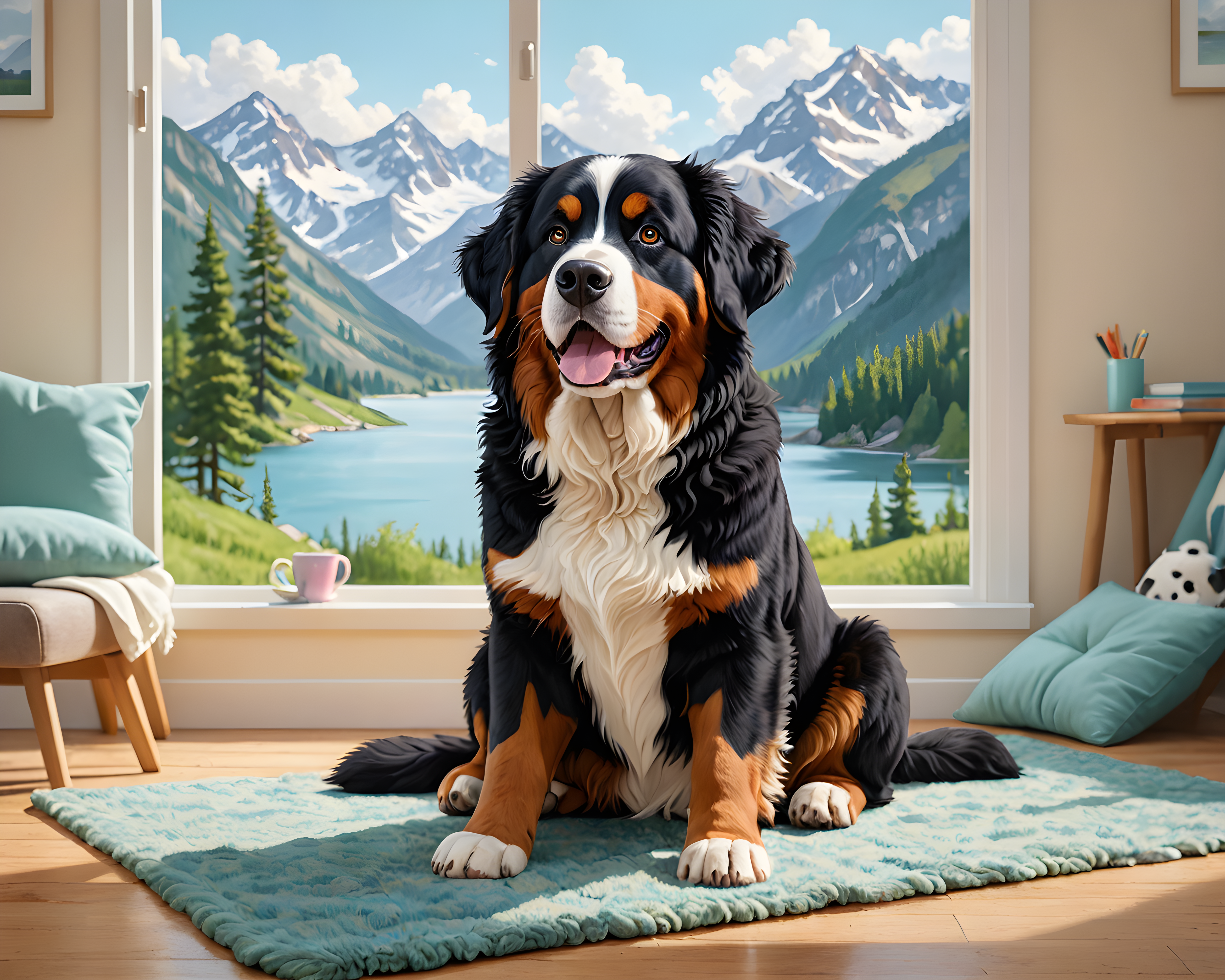 Bernese Mountain Dog — Funny (Cute)