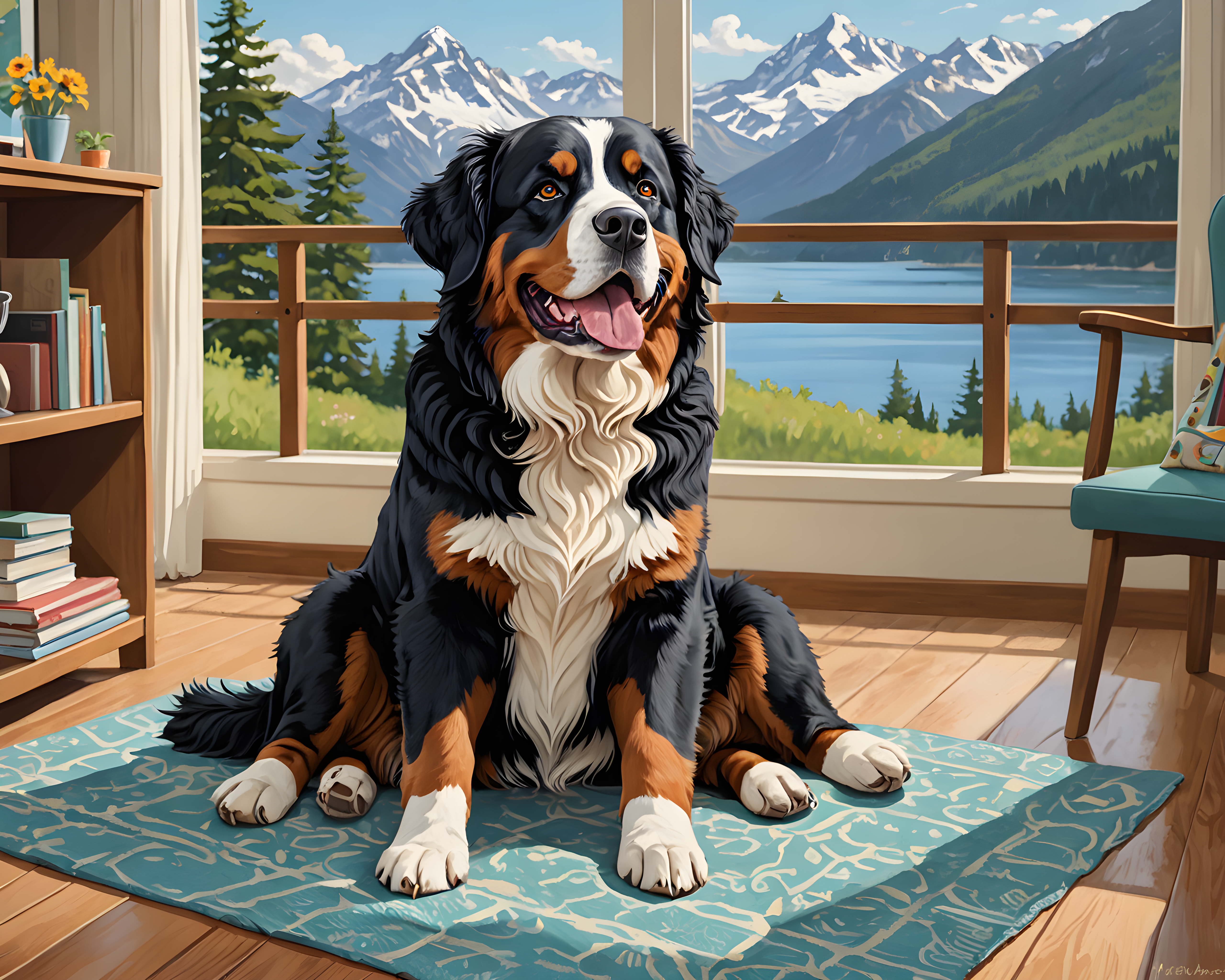 Bernese Mountain Dog — Funny (Funny)