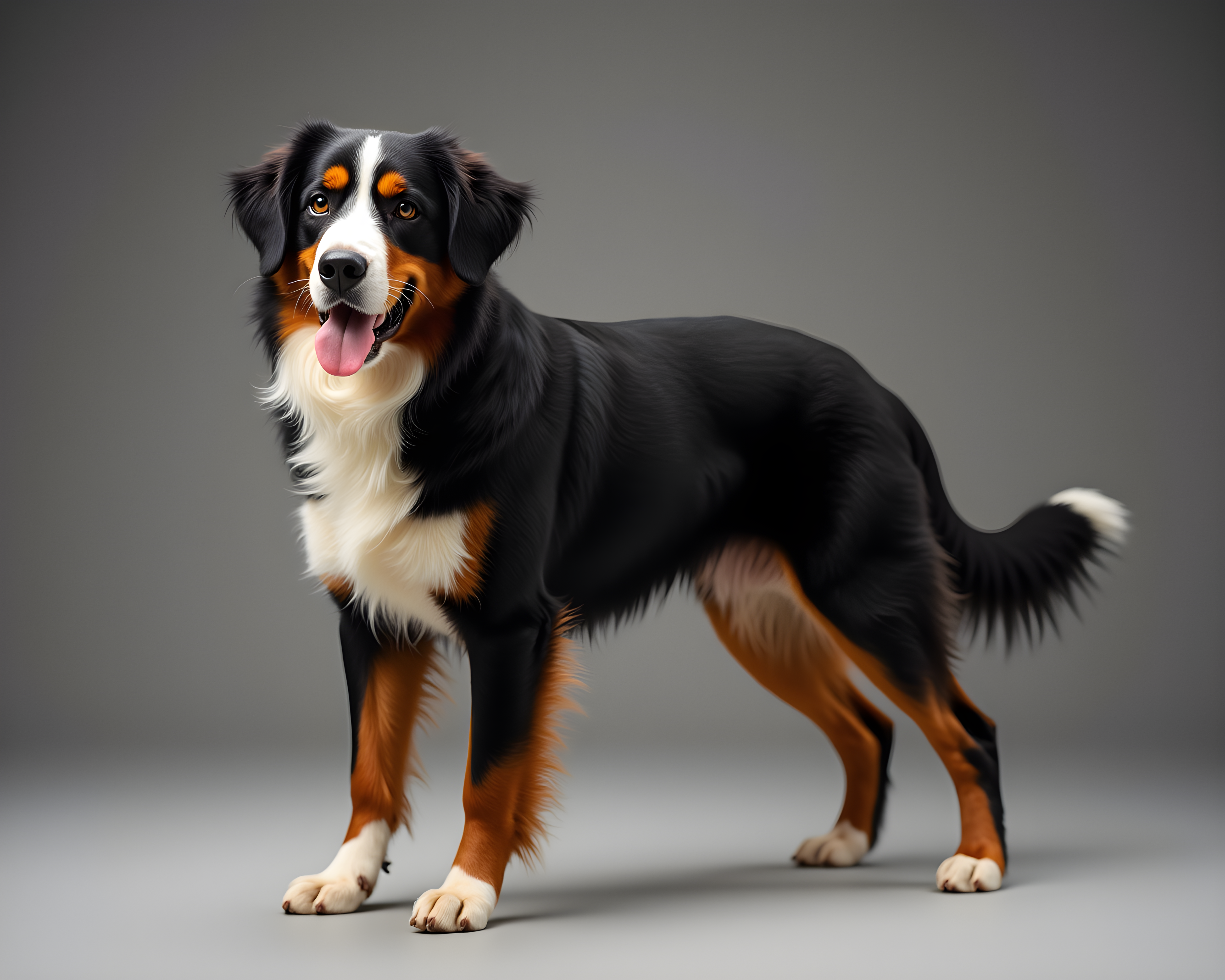 Bernese Mountain Dog — Realistic (Energetic)