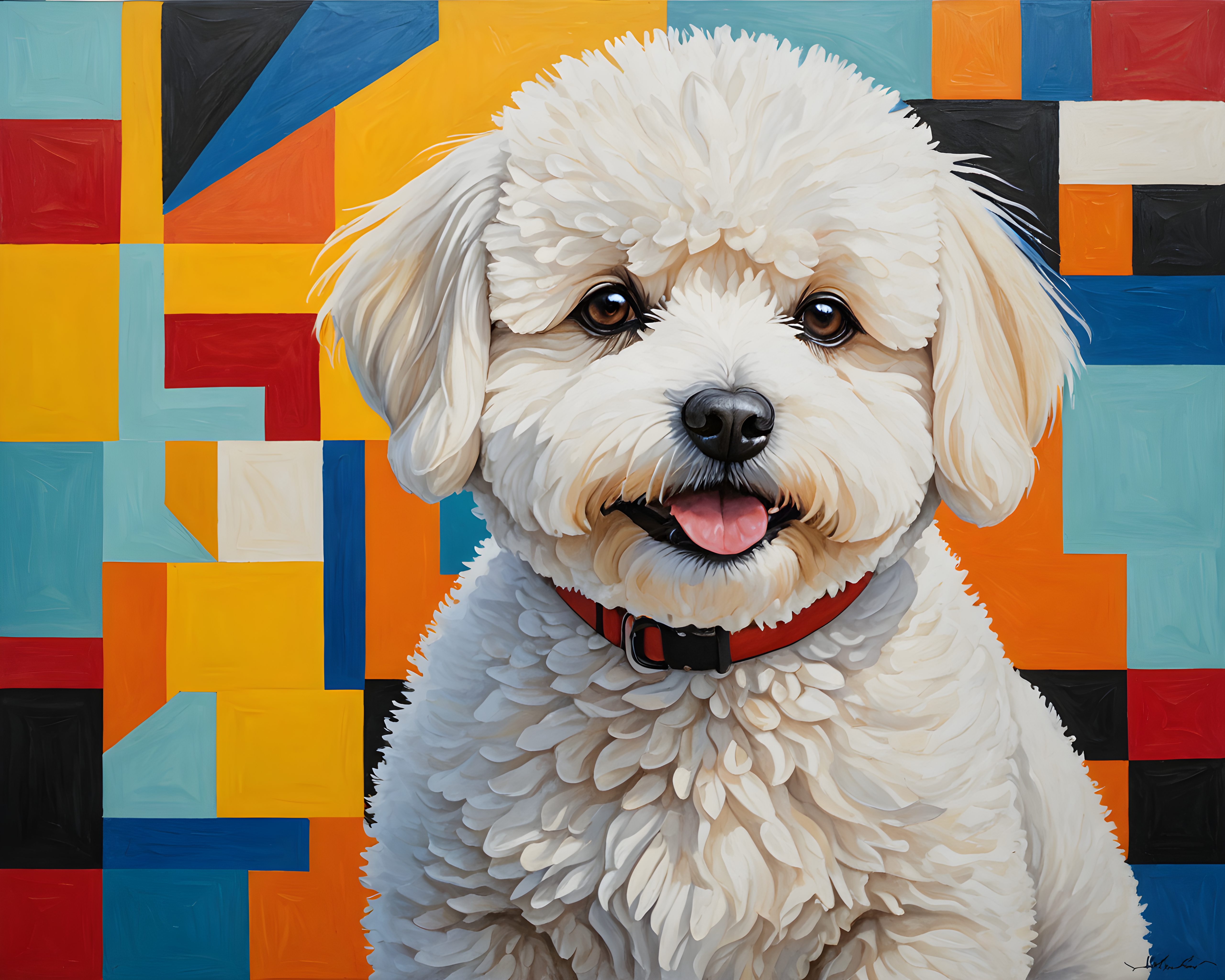 Bichon Frise — Abstract (Emotional)