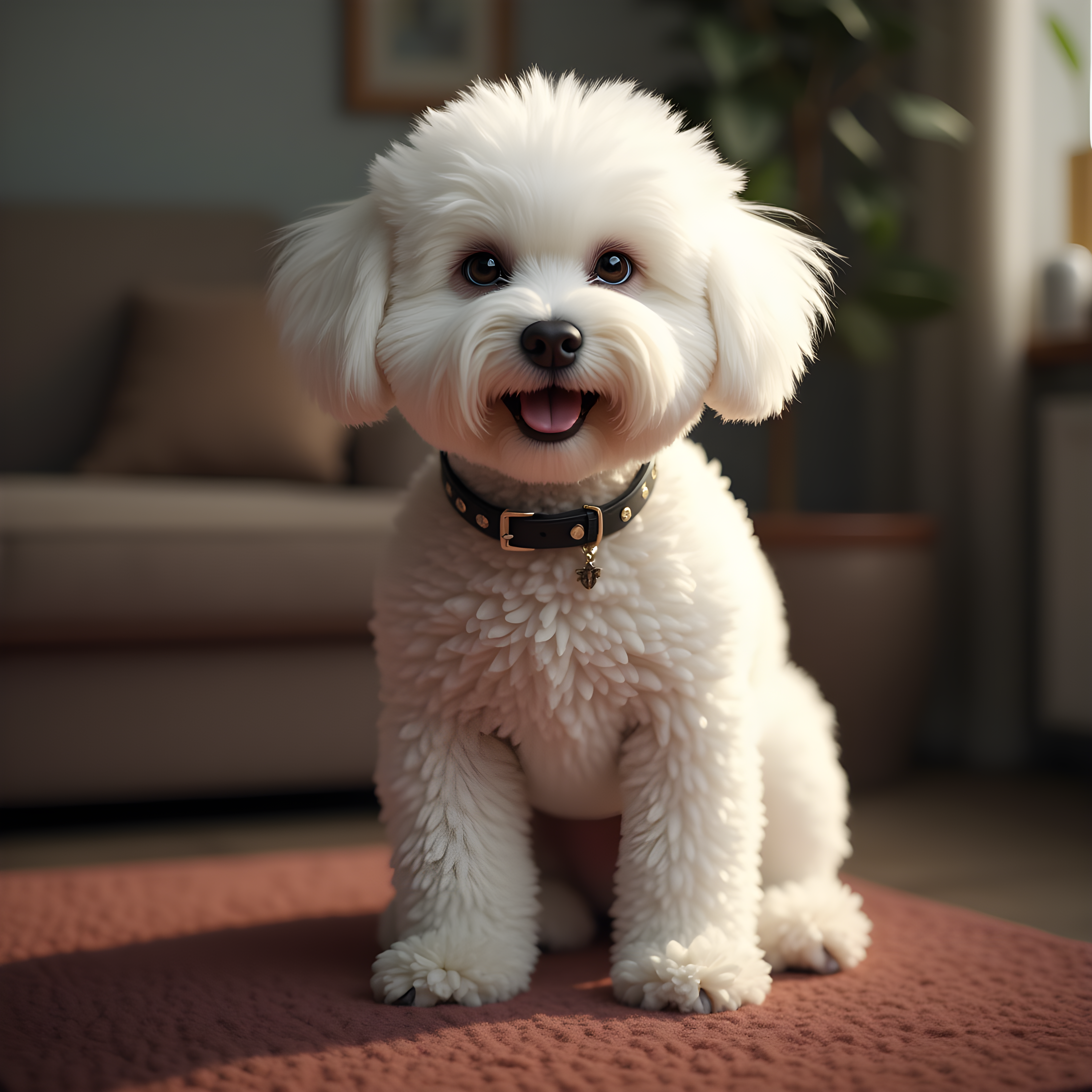 Bichon Frise — Hyper-Realistic (Motivational)