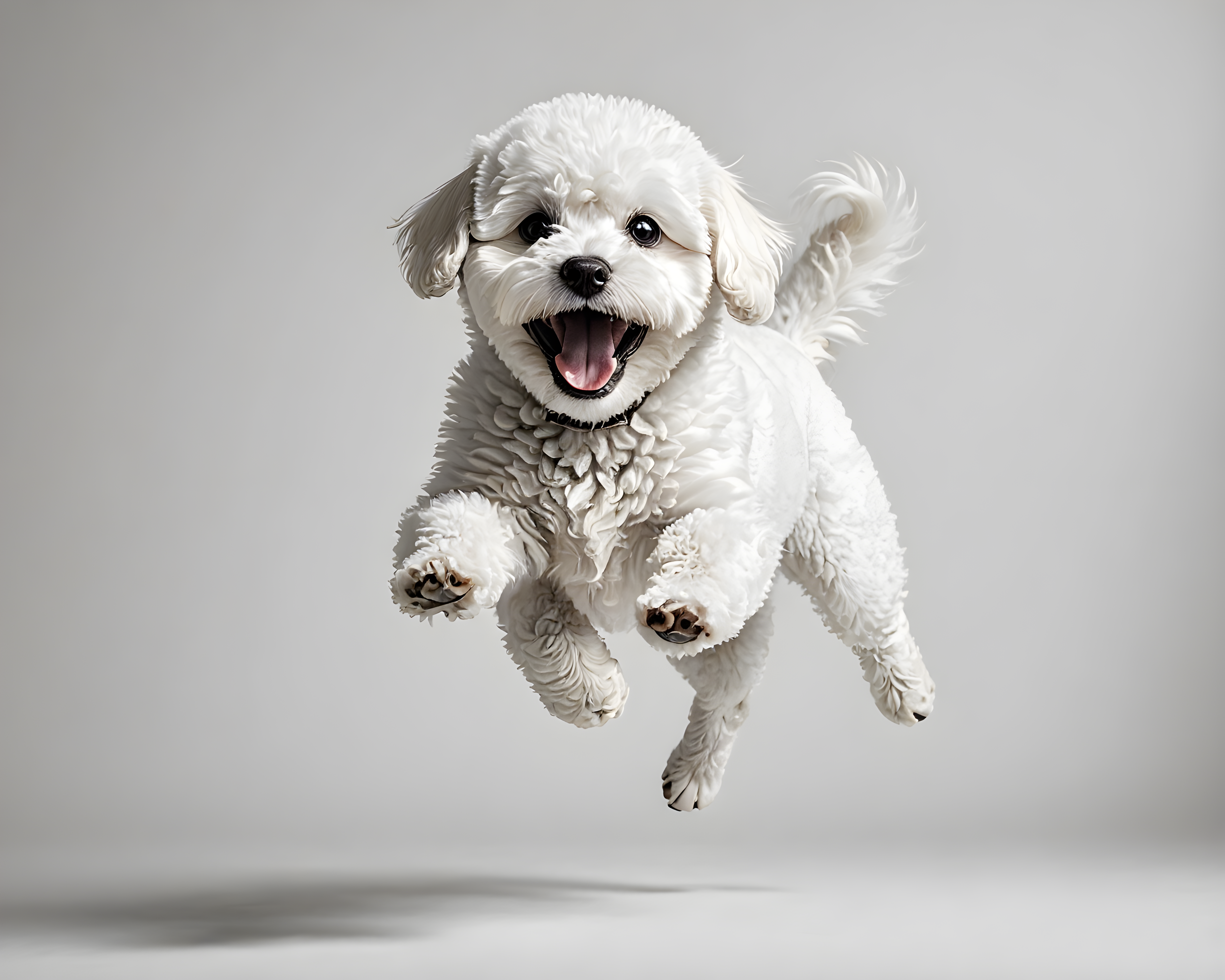 Bichon Frise — Minimalist Line Art (Happy)