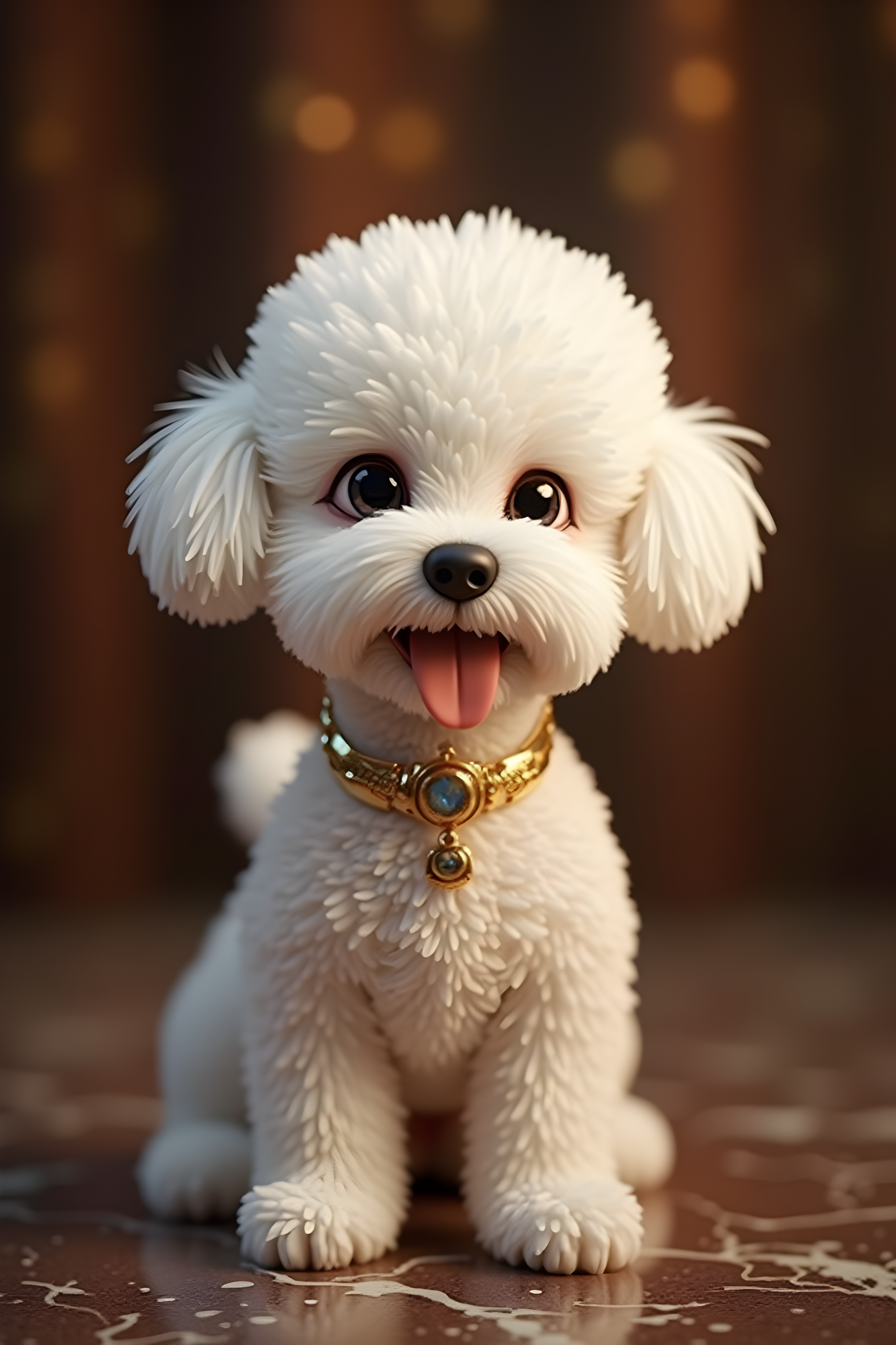 Bichon Frise — 3D Render (Luxury)