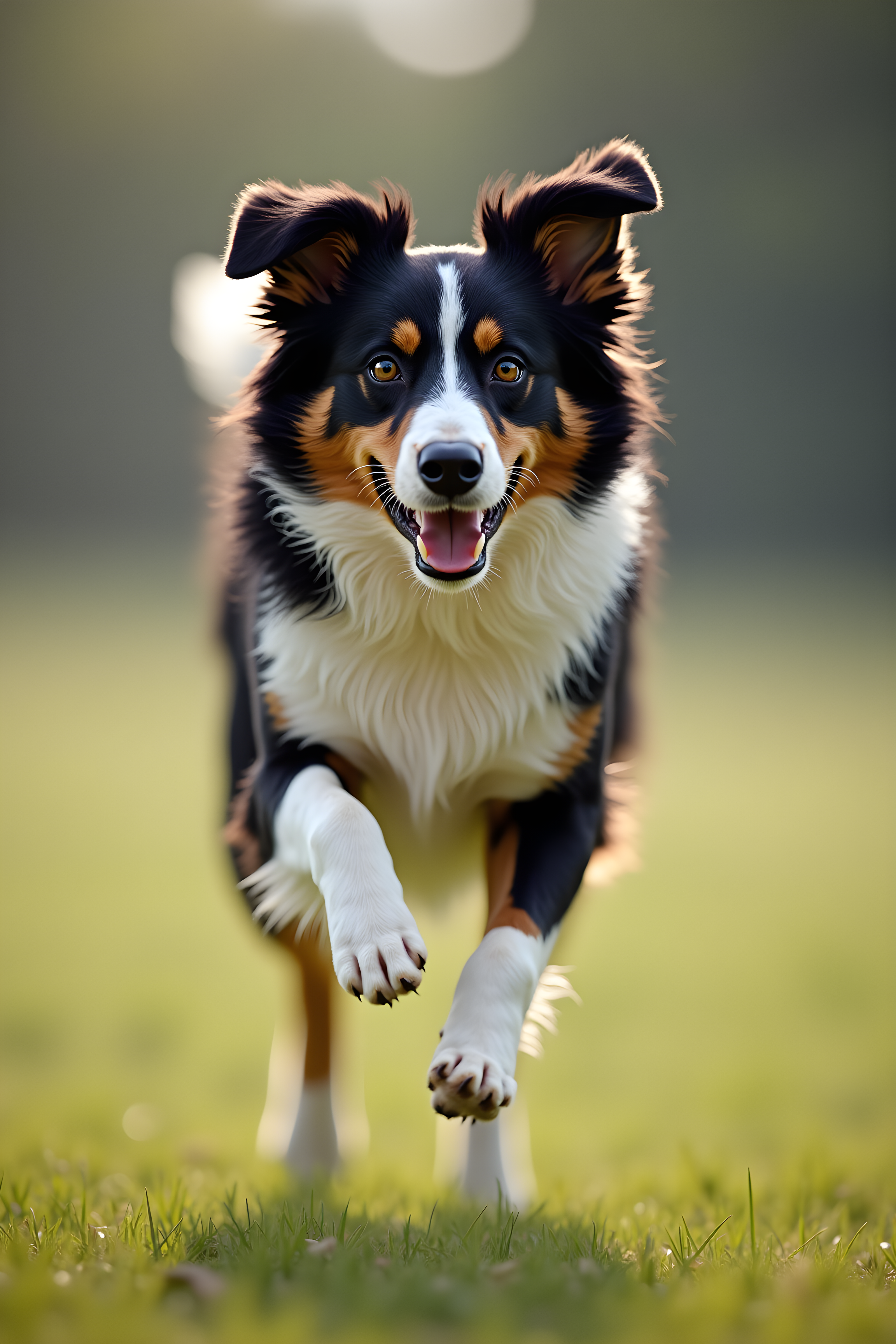 Border Collie — Hyper-Realistic (Energetic)